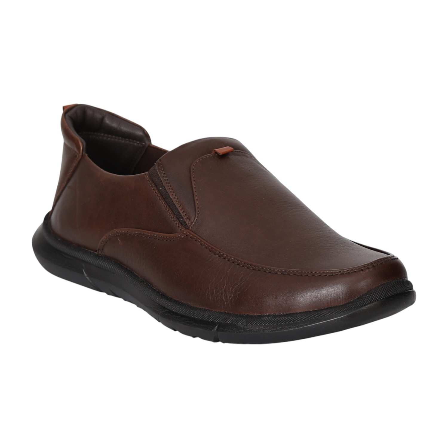 Men Chancellor Cognac Formal Slip-Ons