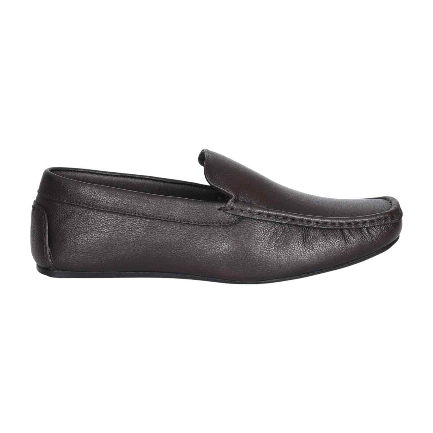Men Brown Classic Jet Moccasins