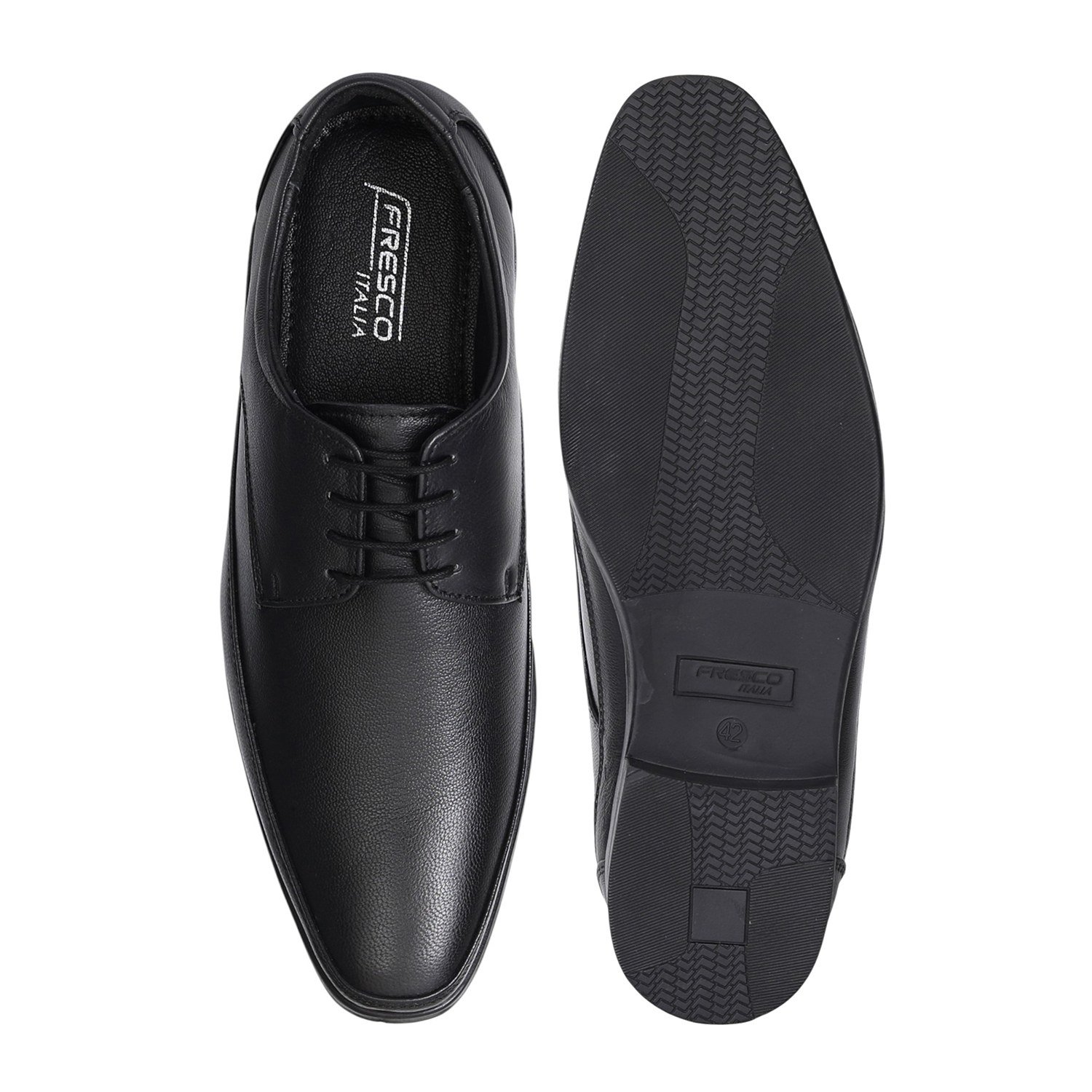 Men's Classic Black Derby Formal Shoes