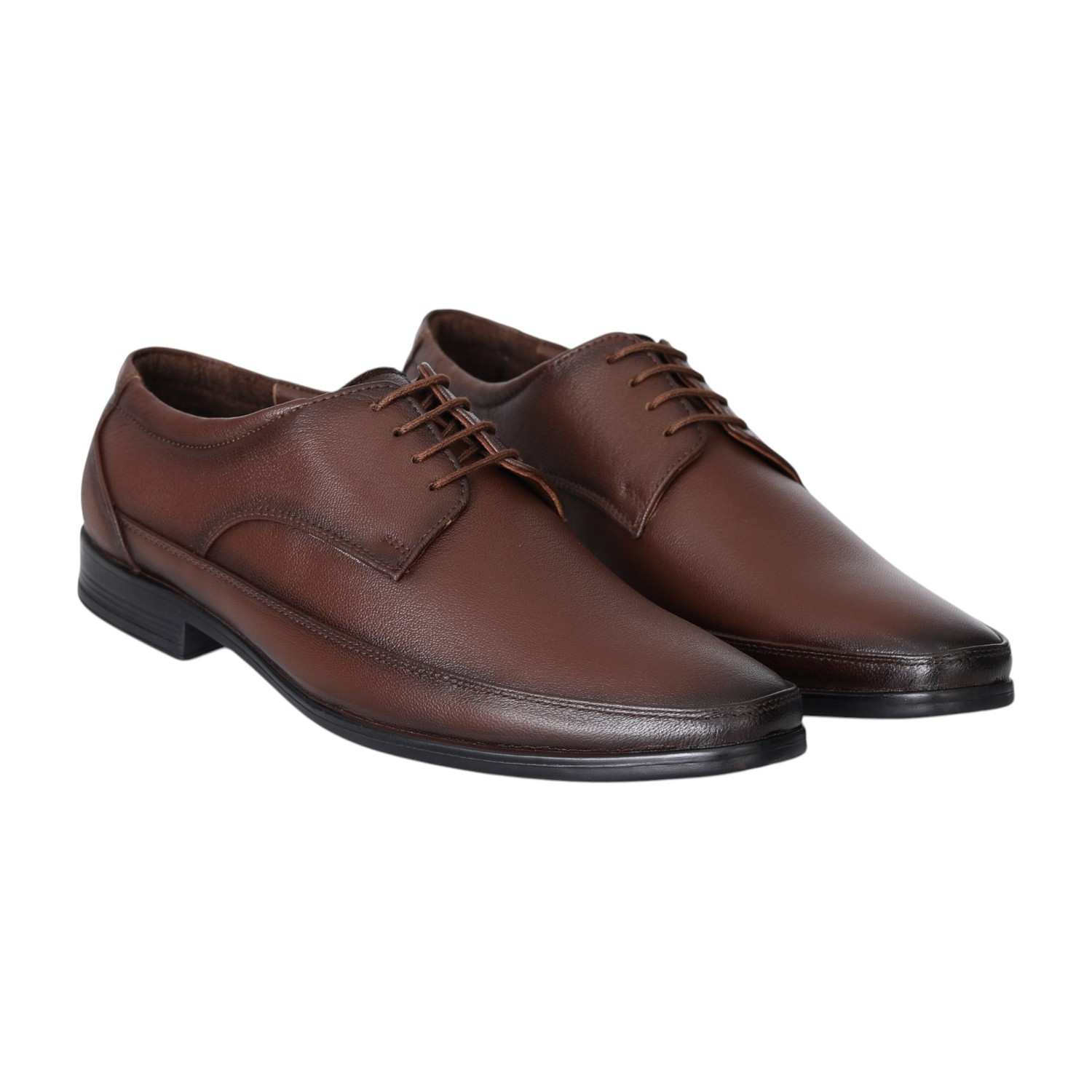 Men's Classic Brown Derby Formal Shoes
