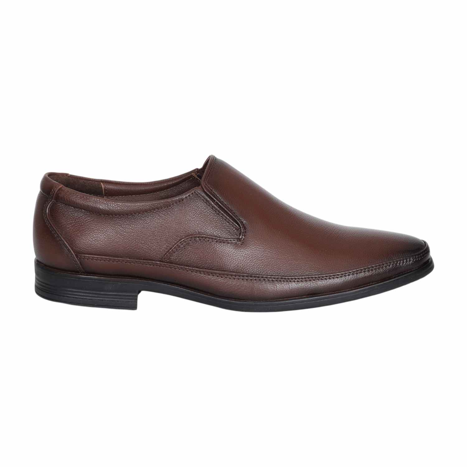 Men Brown Slip-on Dress Shoe