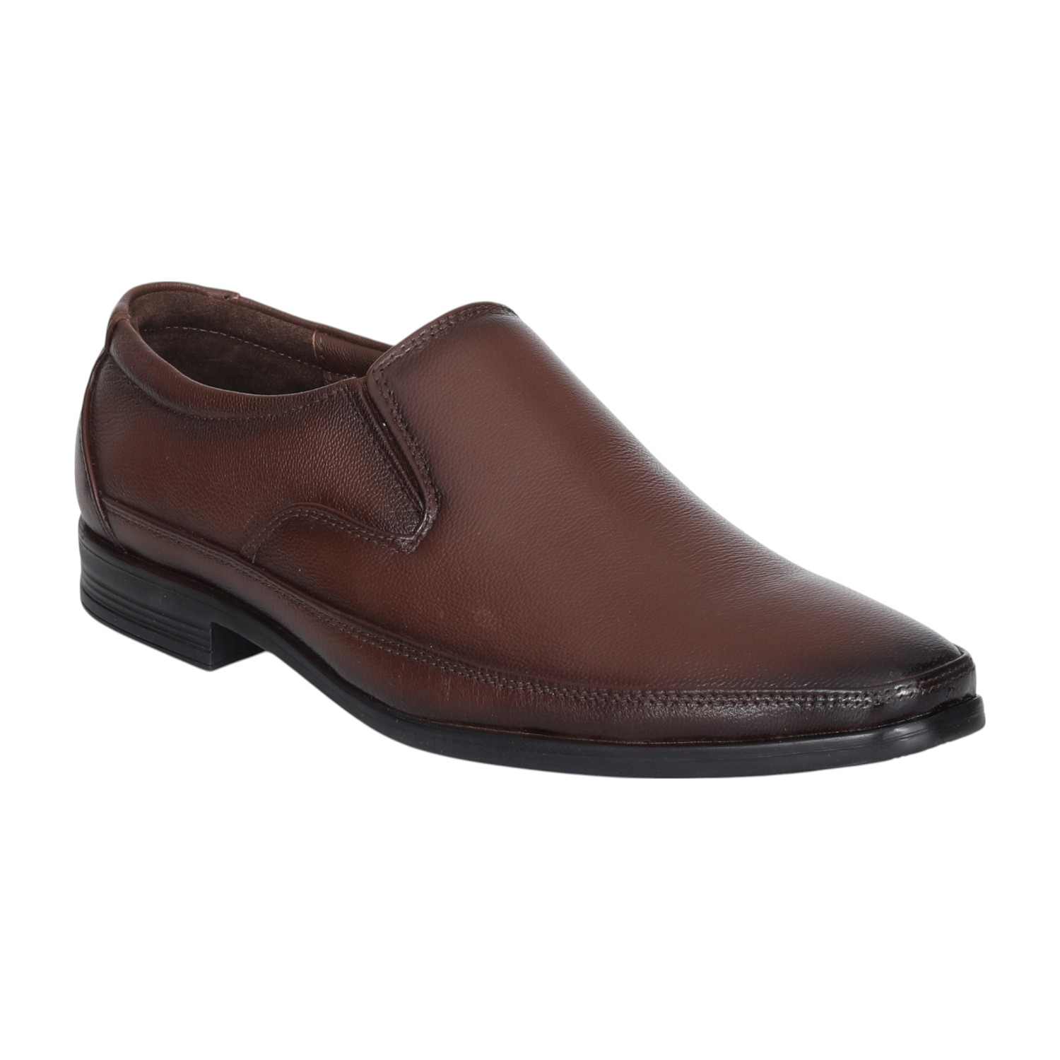 Men Brown Slip-on Dress Shoe