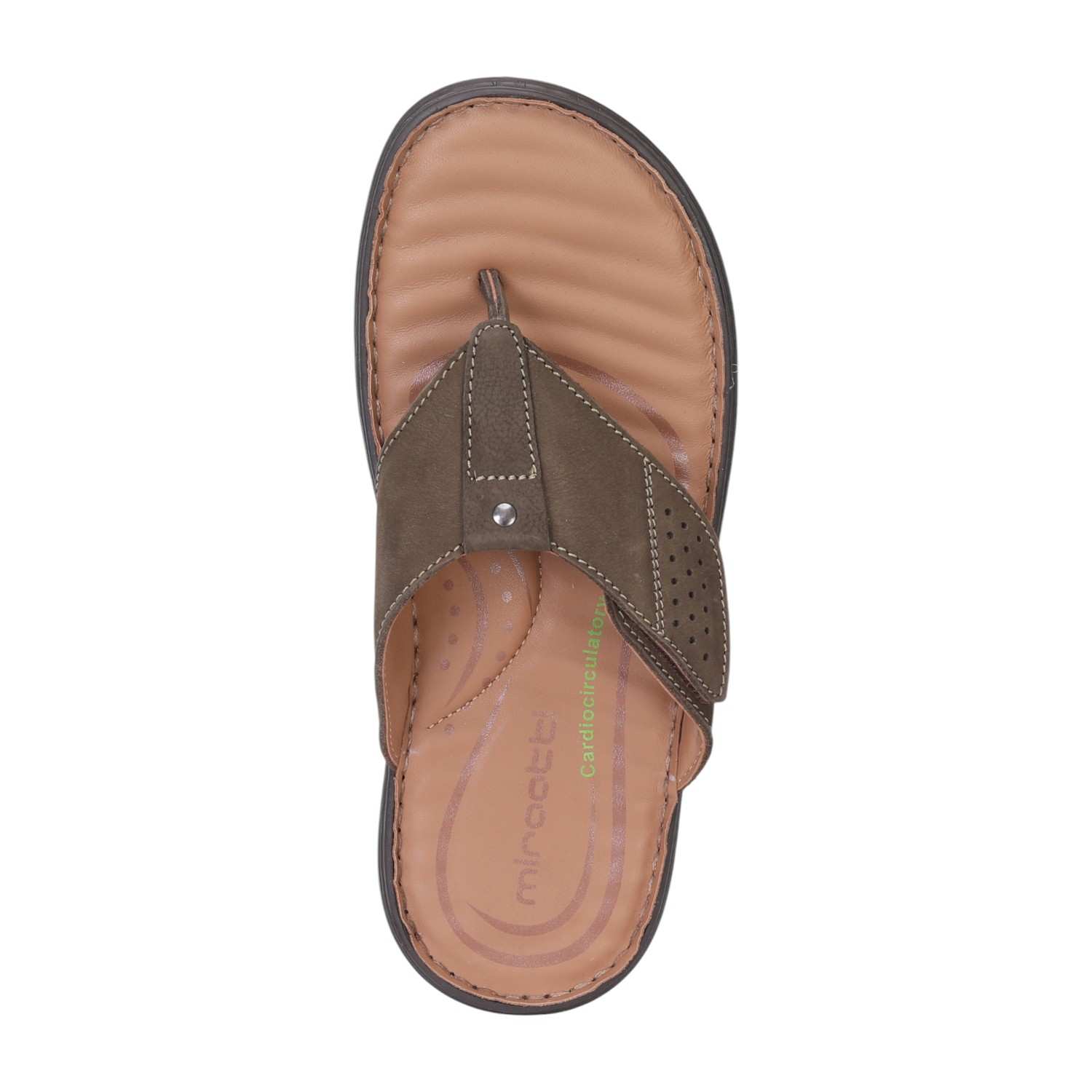 Men Green Comfort Chappals