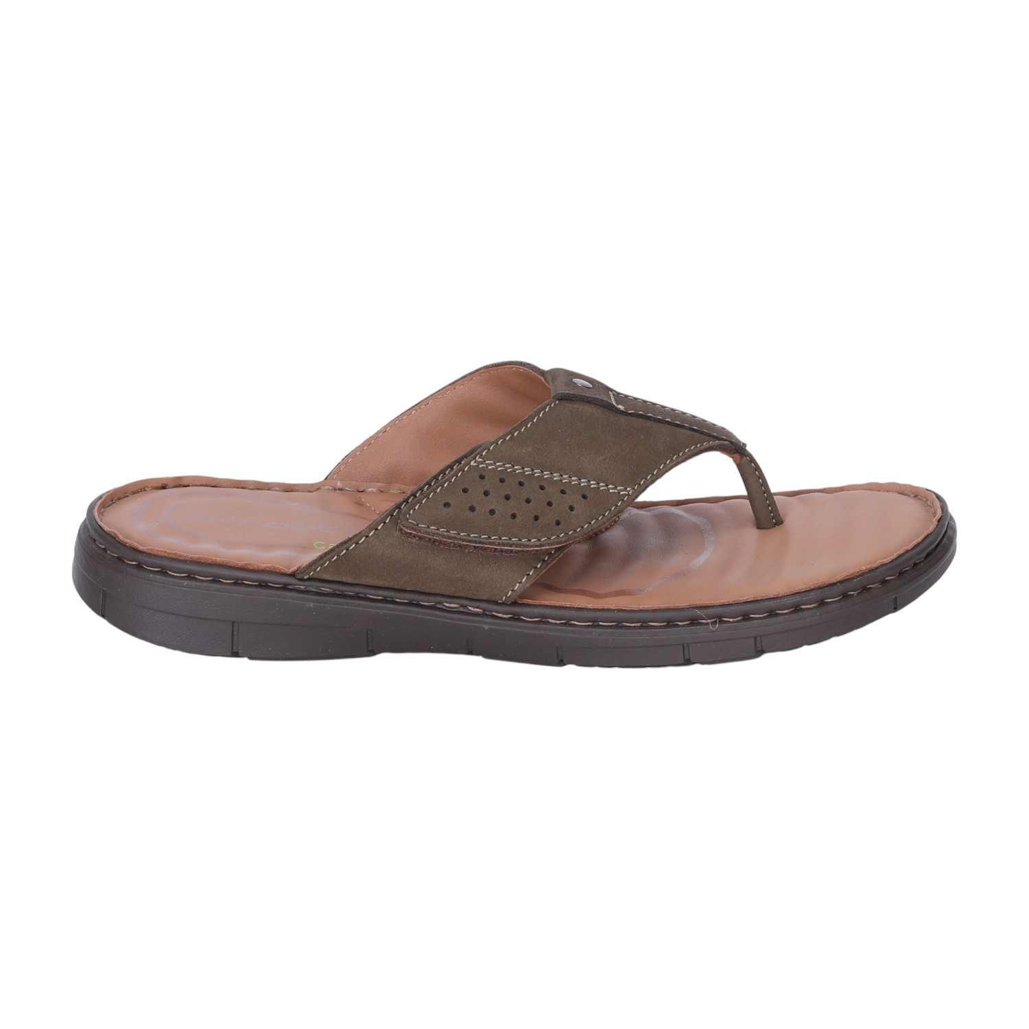 Men Green Comfort Chappals