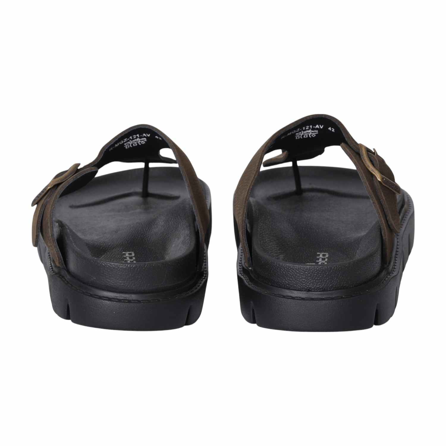 Men Olive Chunky Thong Sandal