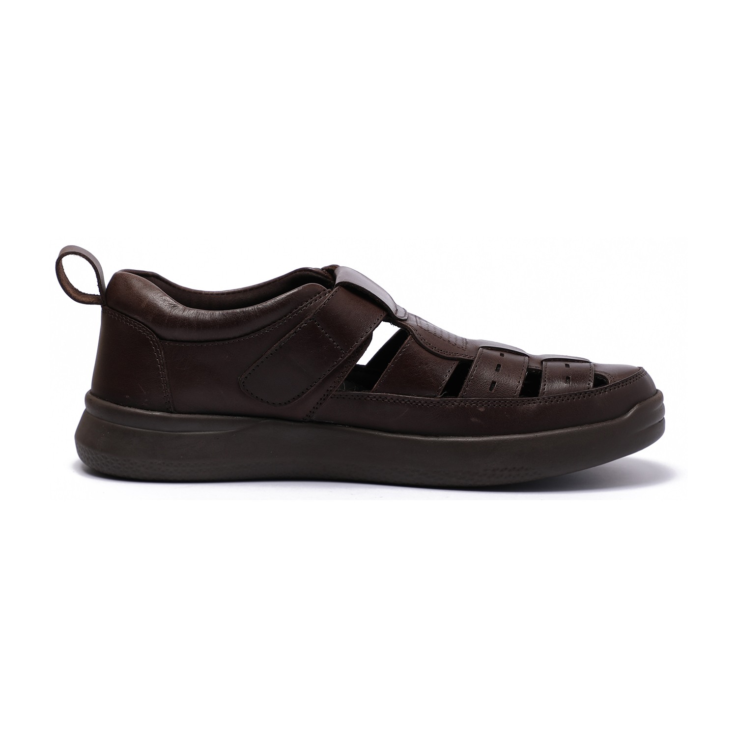 Brown Closed-Toe Sandals For Men