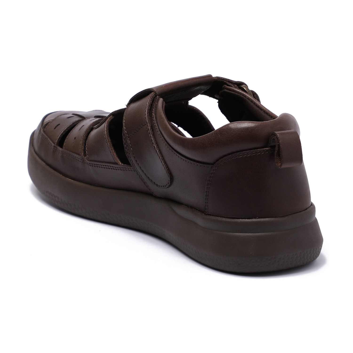Brown Closed-Toe Sandals For Men