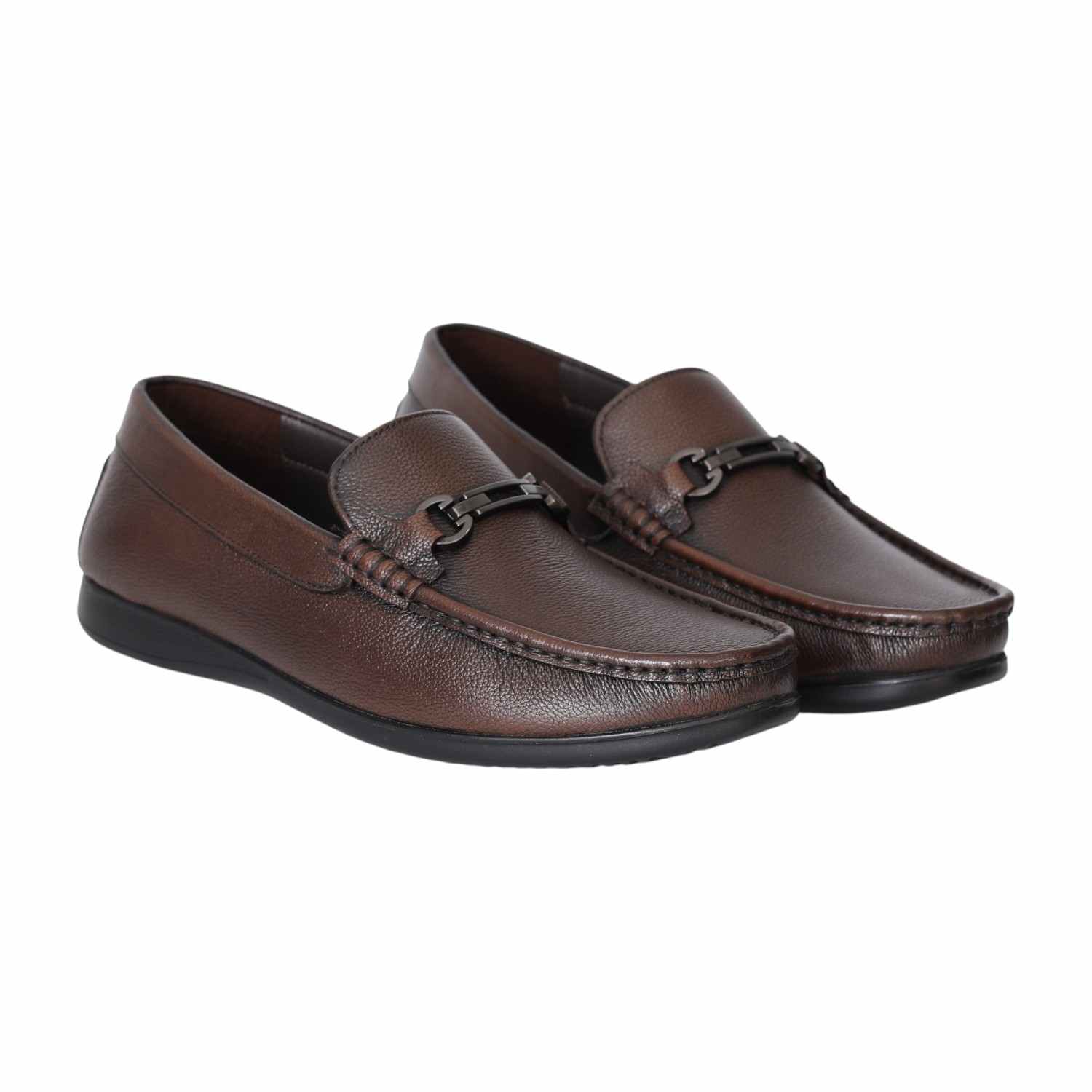 Men’s Executive Brown Bit Loafers