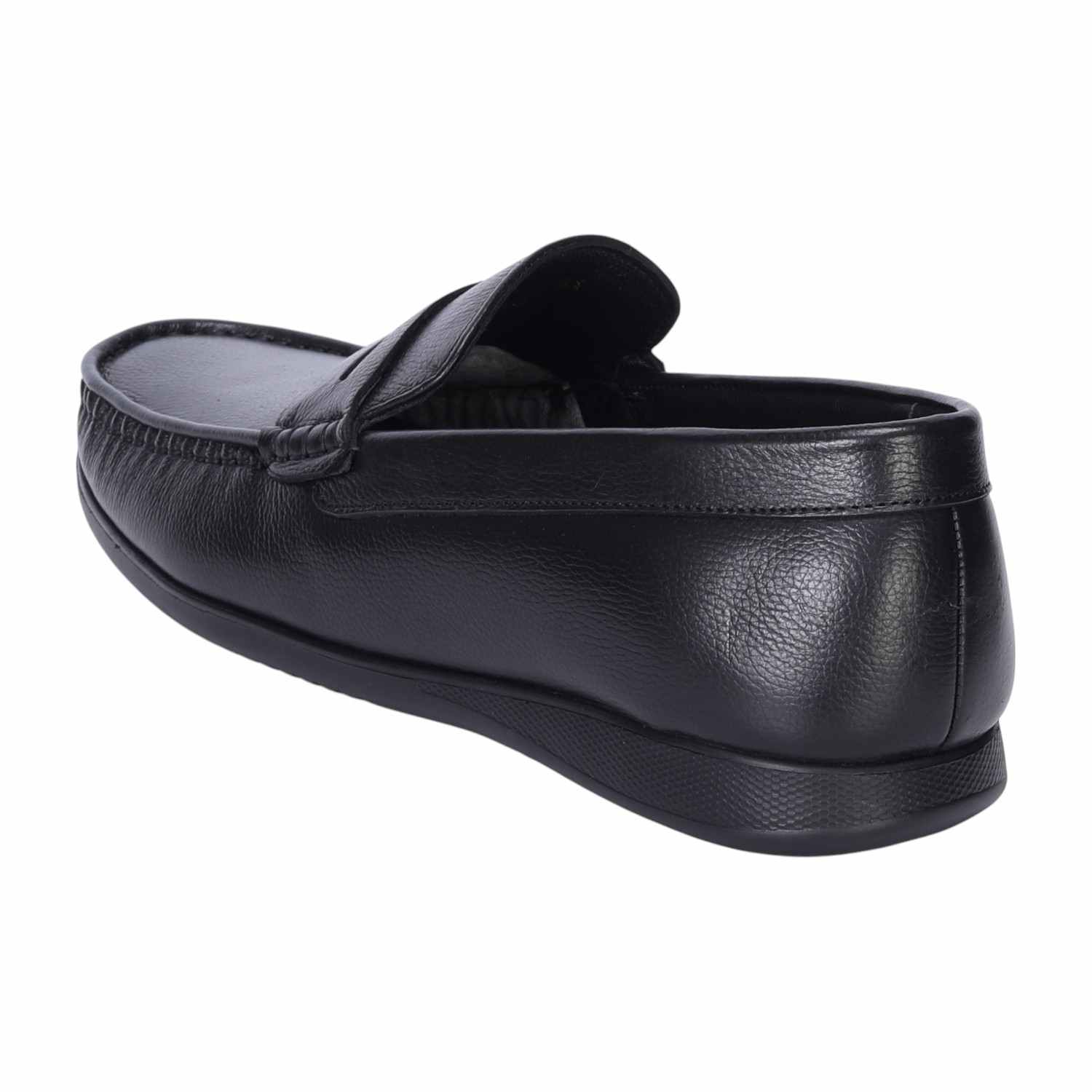 Men Black Casual Slip-ons