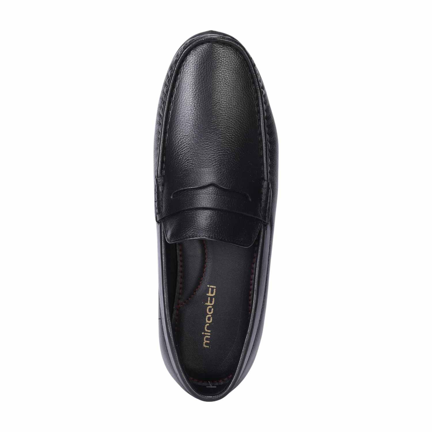 Men Black Casual Slip-ons