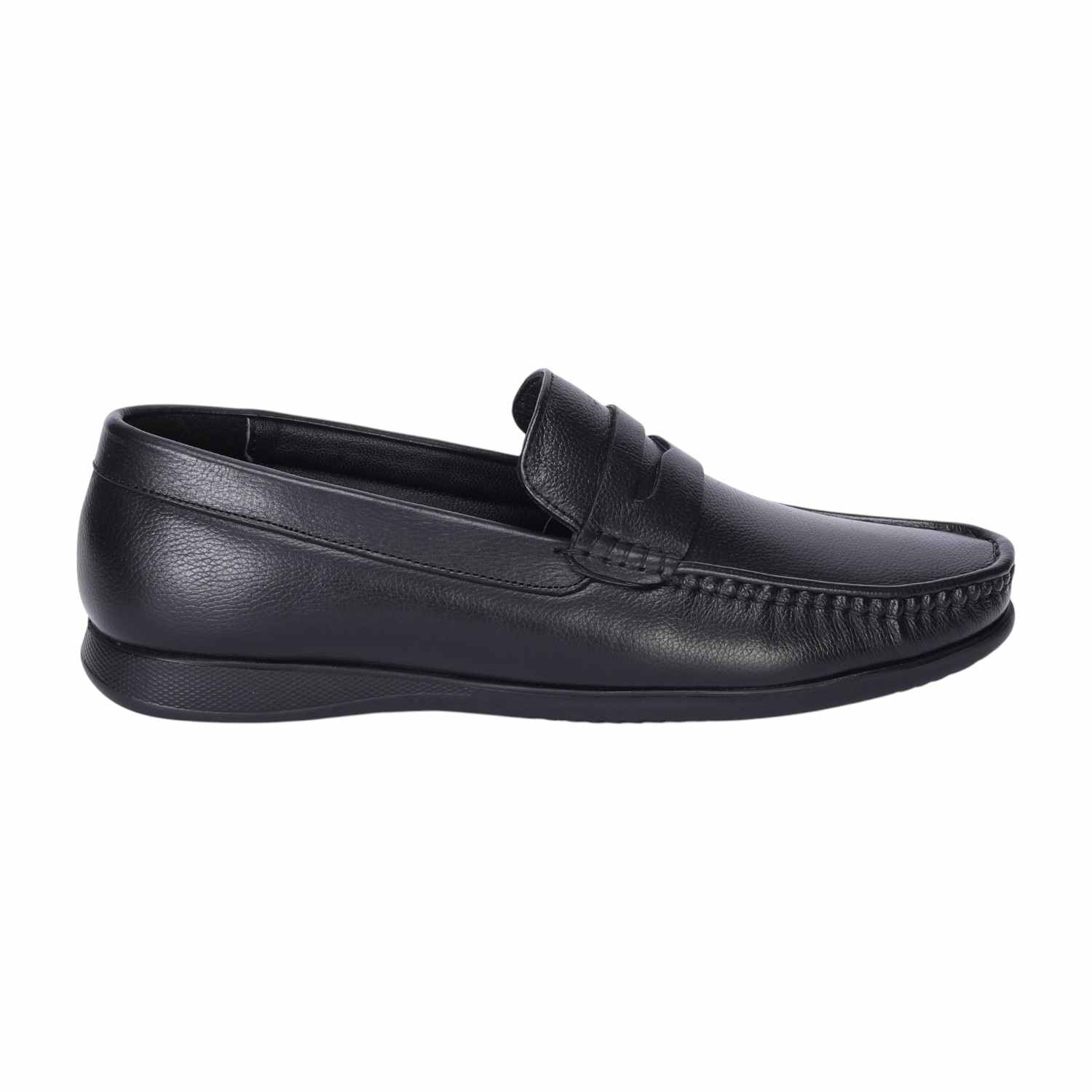 Men Black Casual Slip-ons