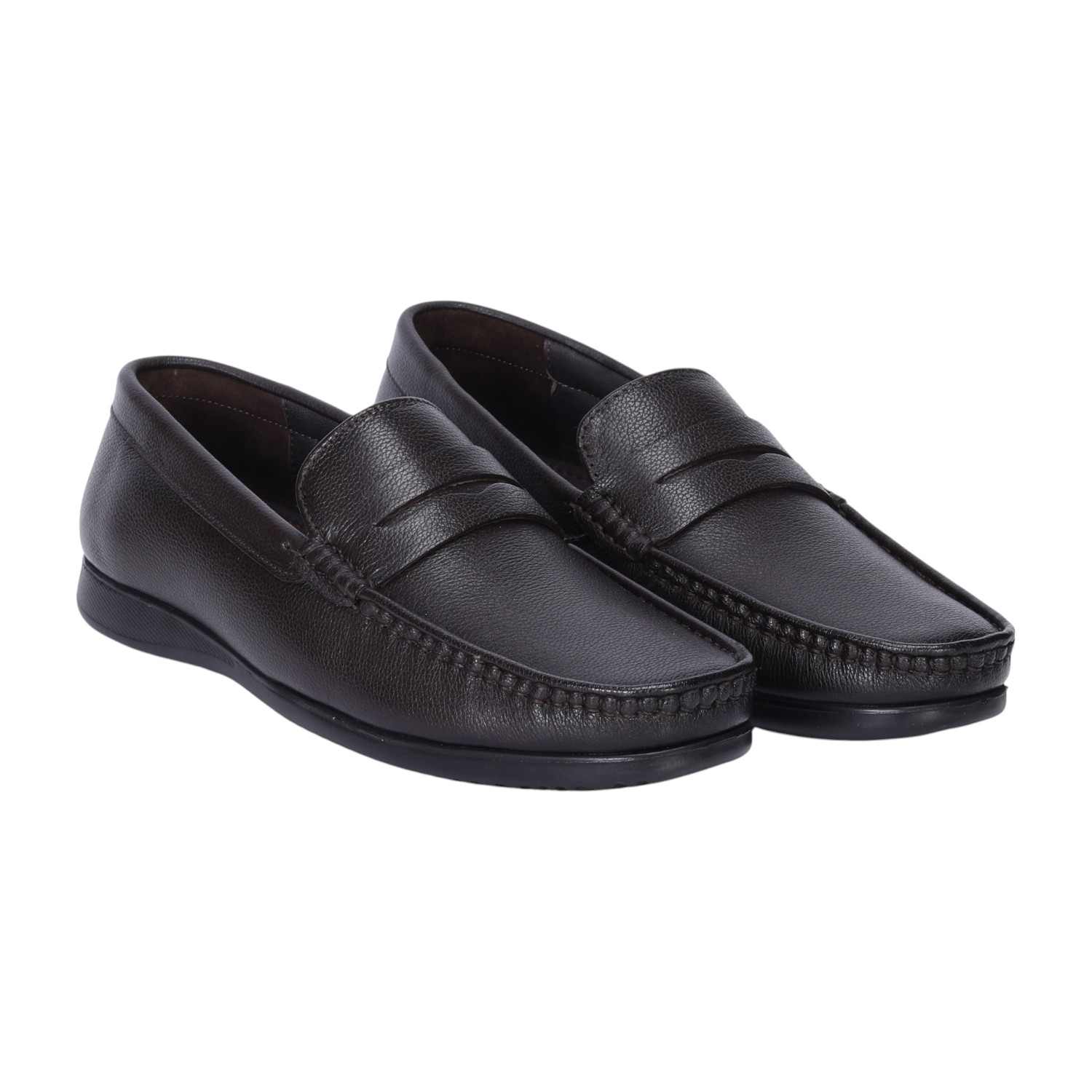 Men Brown Casual Slip-ons
