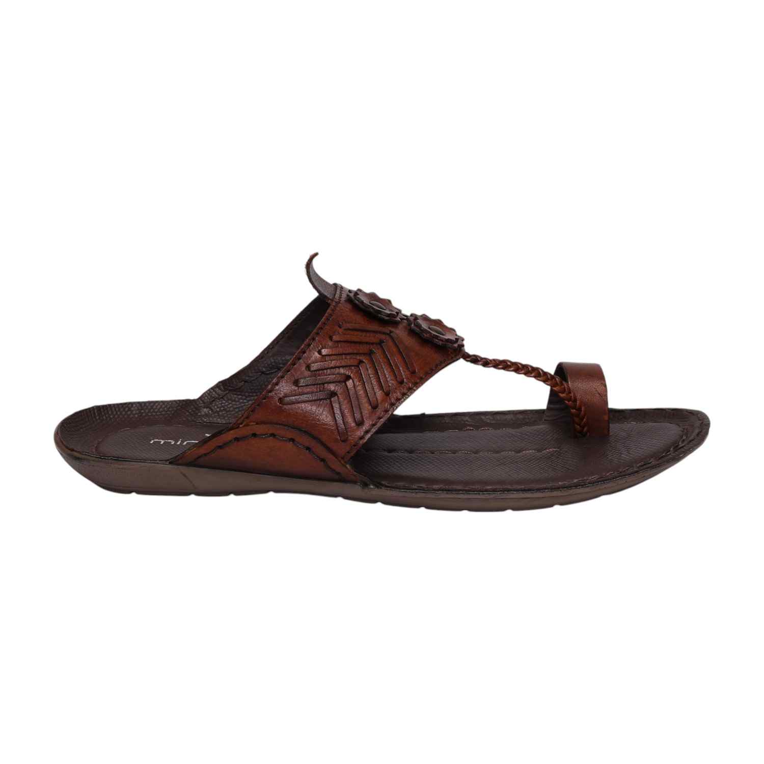 Men Pine Ethnic Kolhapuri Joothis/Chappals