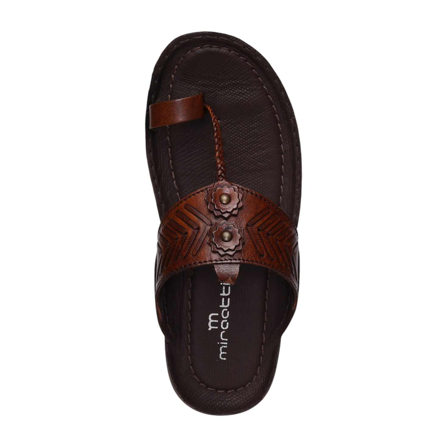 Men Pine Ethnic Kolhapuri Joothis/Chappals