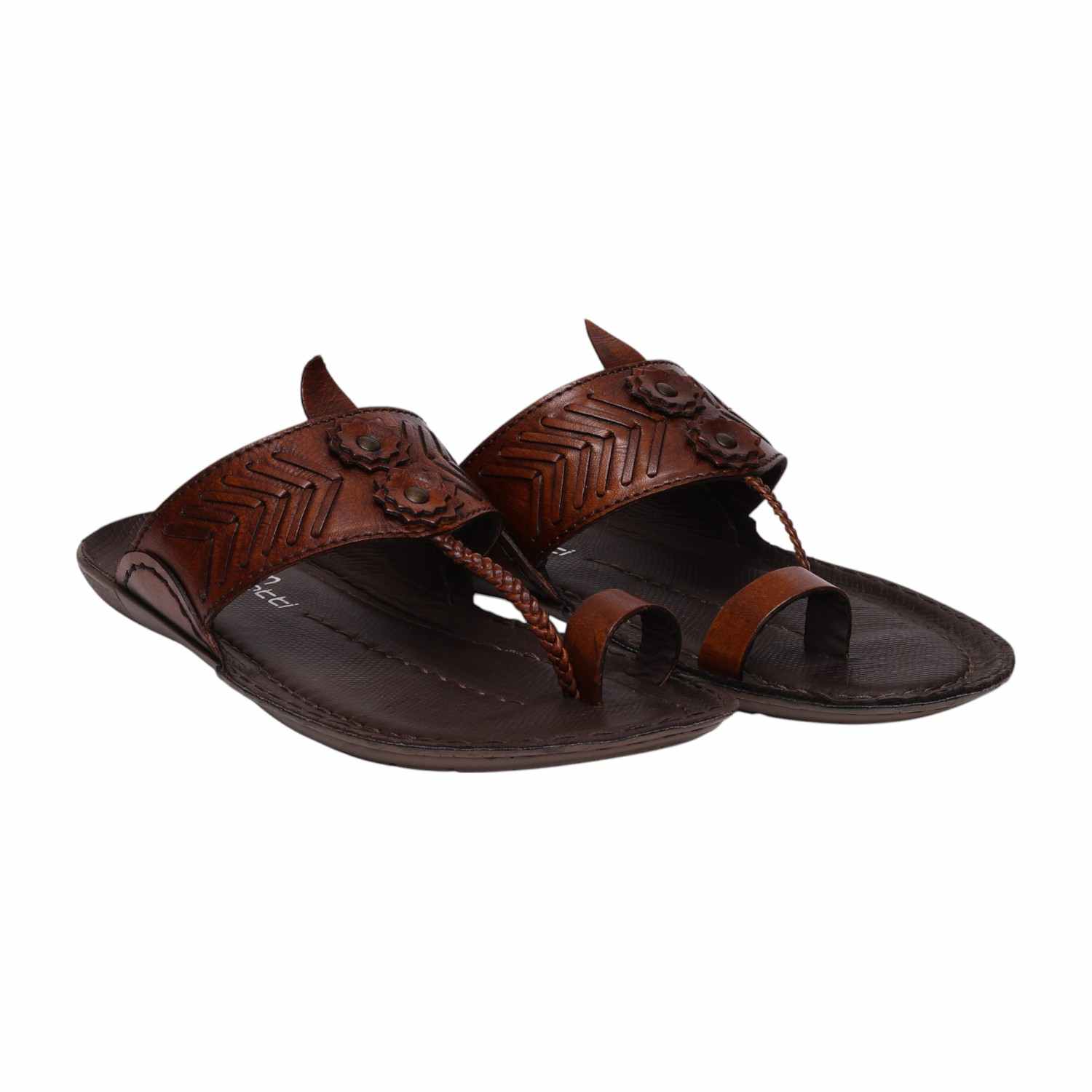 Men Pine Ethnic Kolhapuri Joothis/Chappals