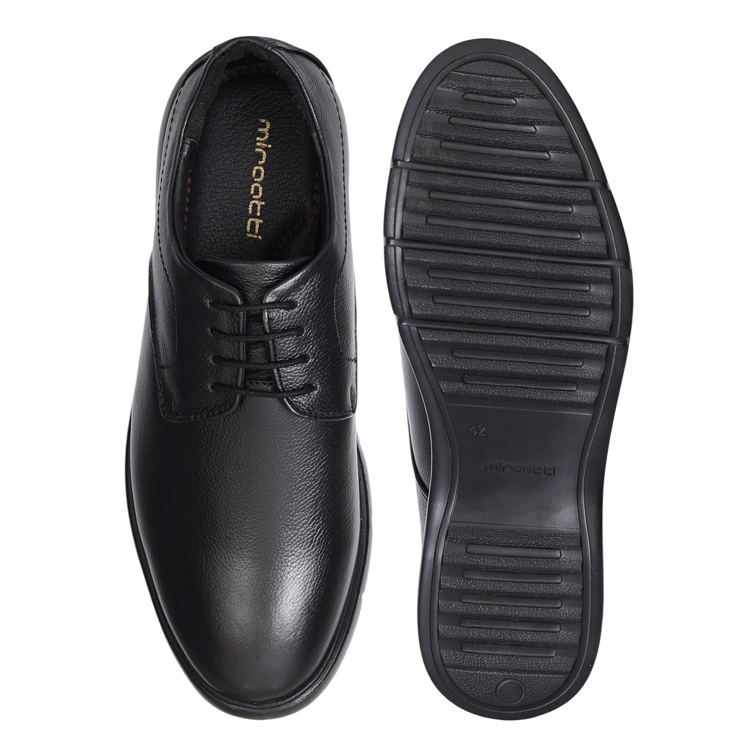Men’s Classic Black Prestige Derby Shoes
