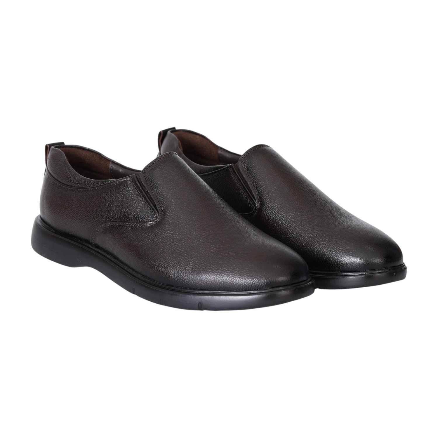 Men's Classic Brown Slip-On Loafers
