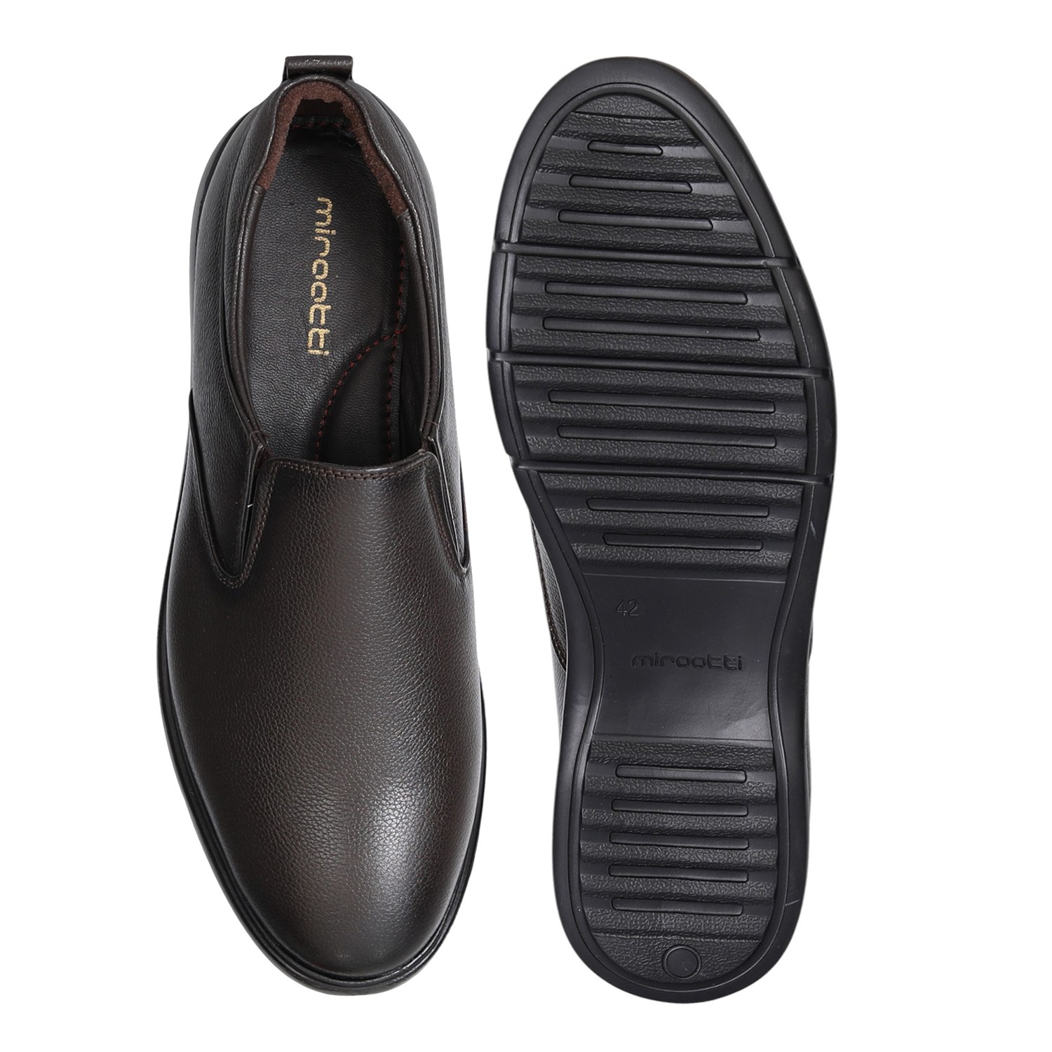 Men's Classic Brown Slip-On Loafers