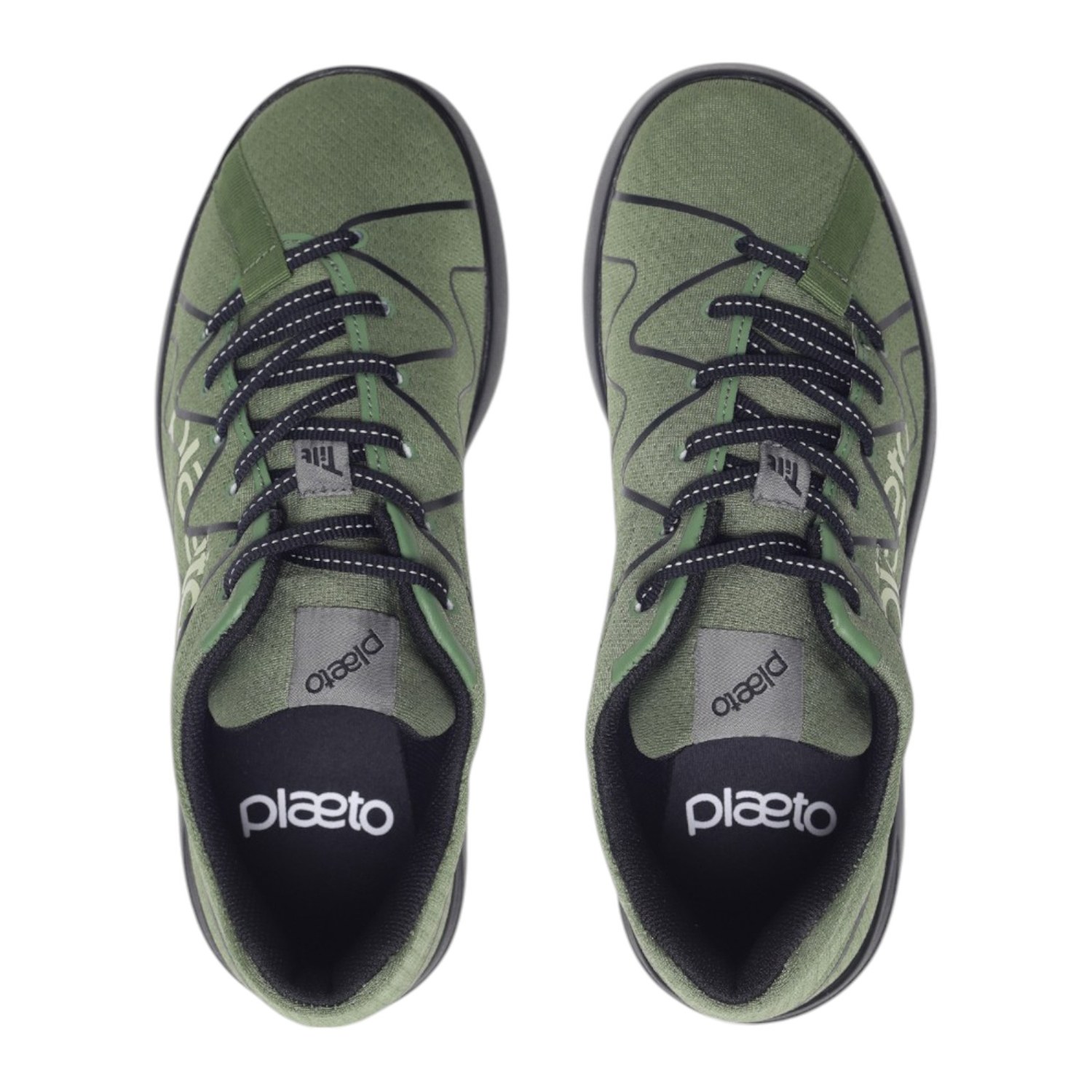 Mens Gully Olive Outdoor Sports Shoes