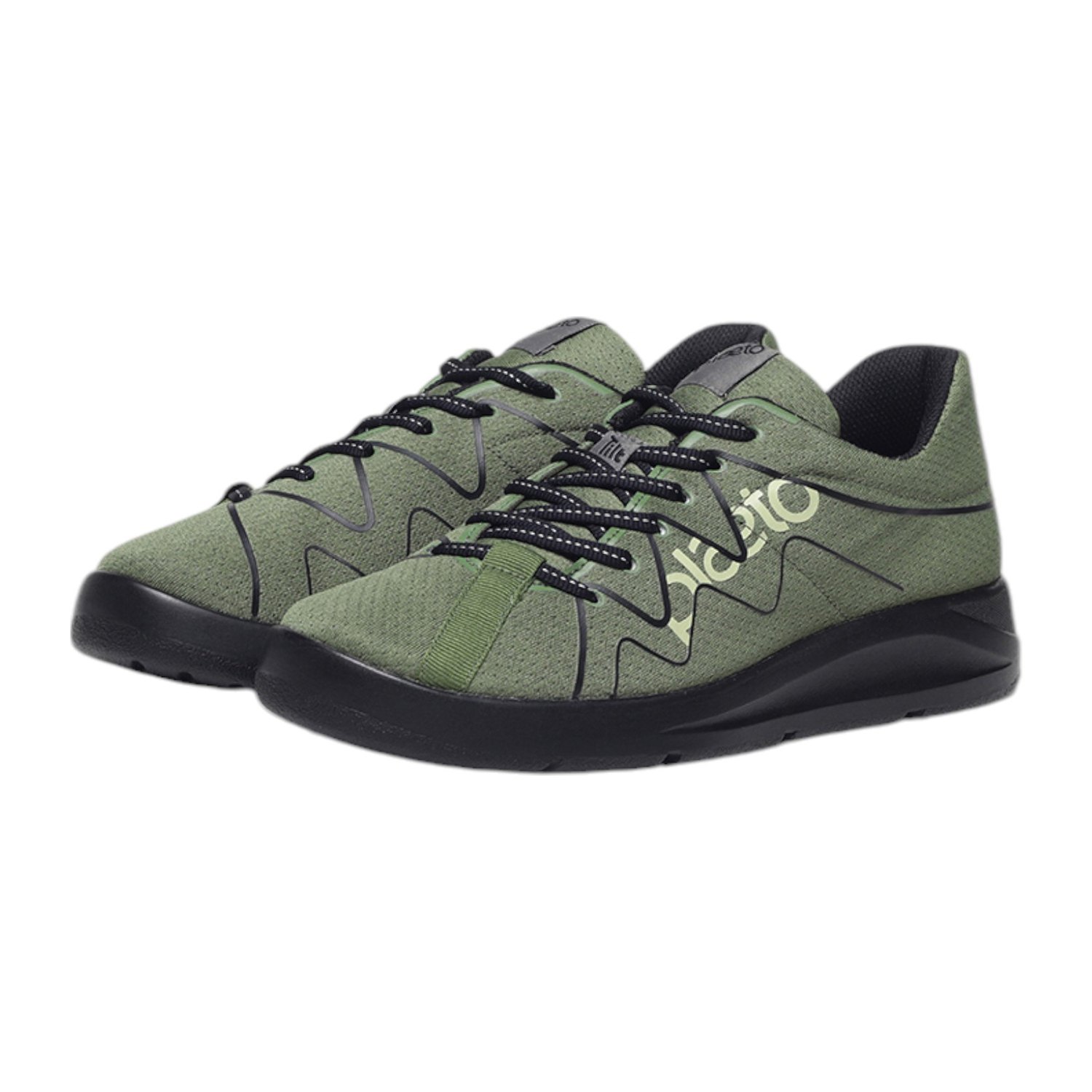 Mens Gully Olive Outdoor Sports Shoes