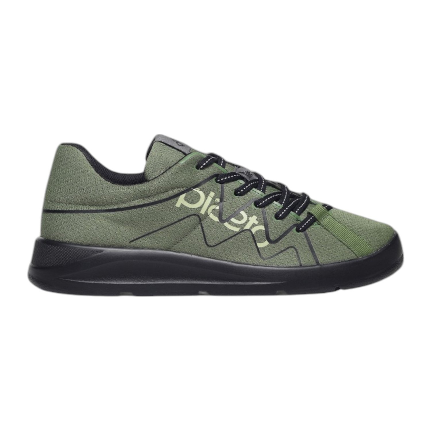 Mens Gully Olive Outdoor Sports Shoes