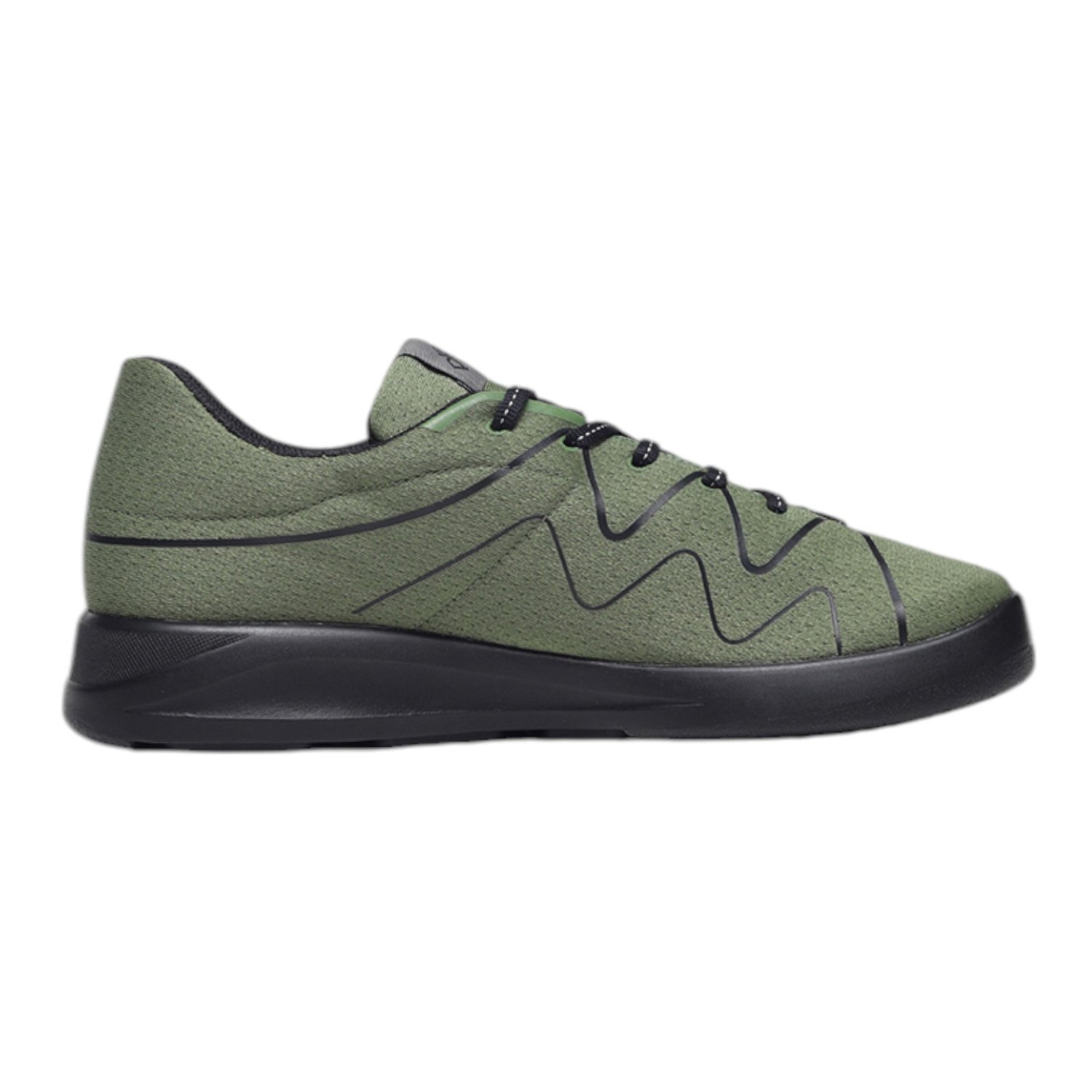 Mens Gully Olive Outdoor Sports Shoes