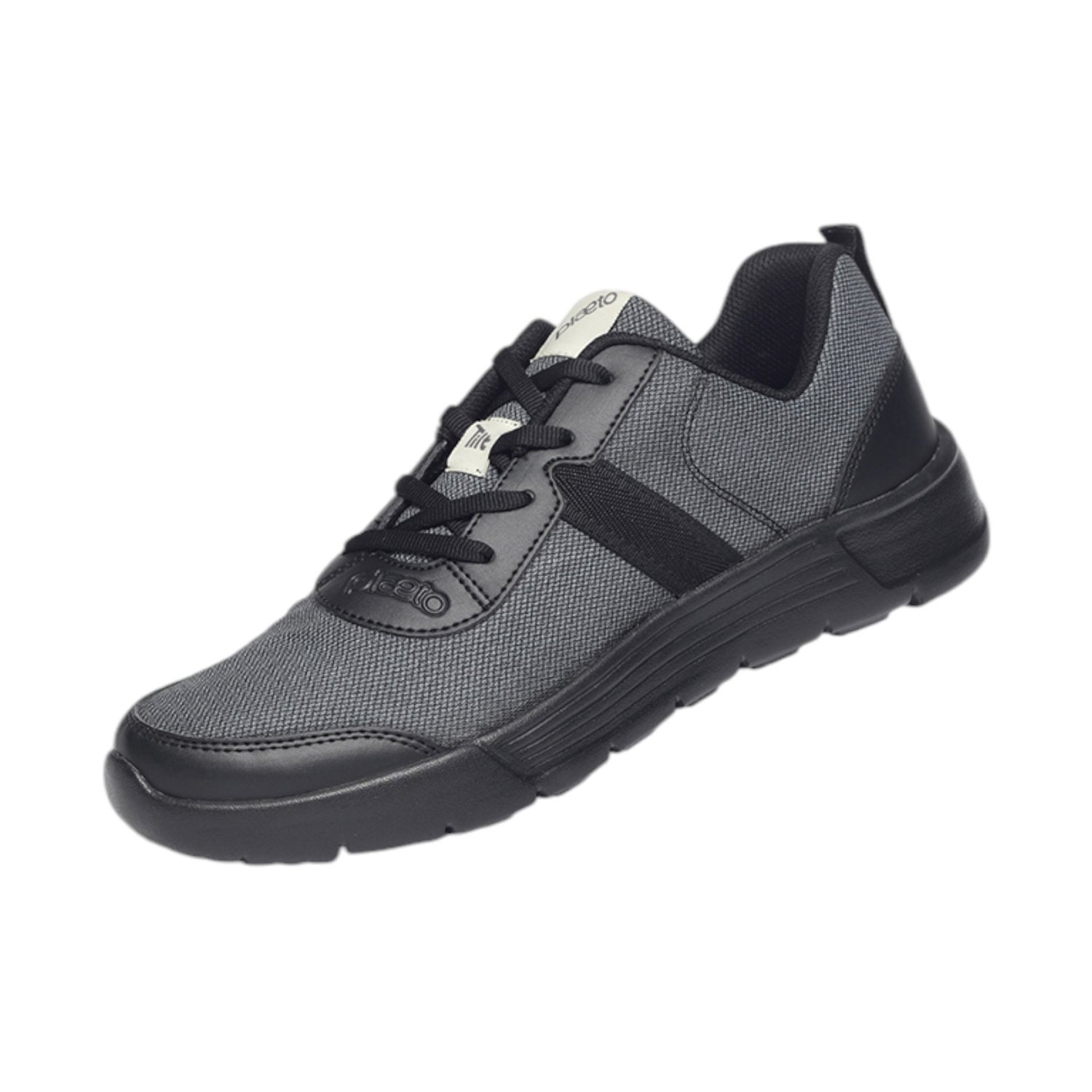 Mens Aspire Leap Grey Casual Lace-ups