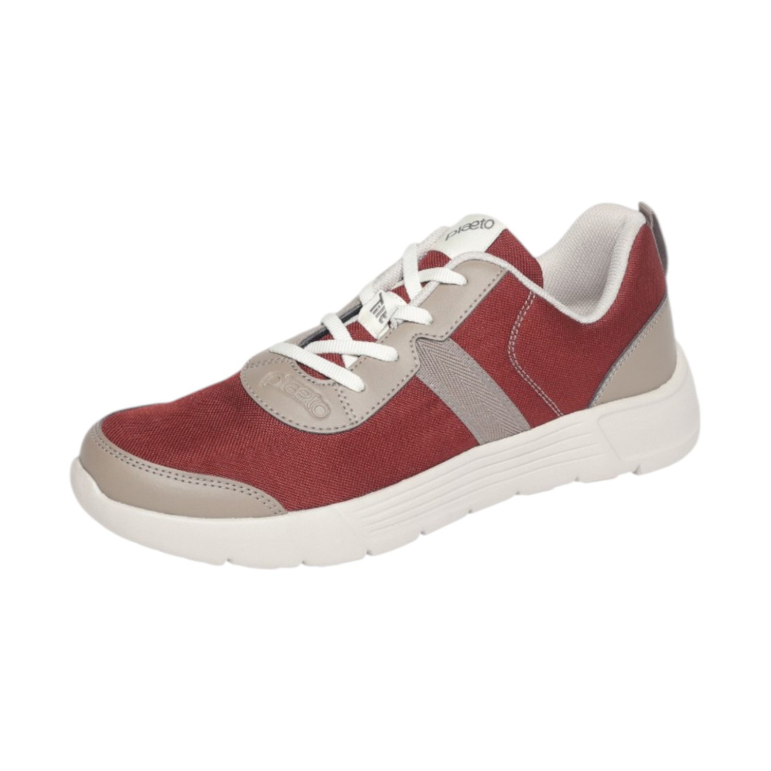 Mens Aspire Leap Brick Red Casual Lace-ups
