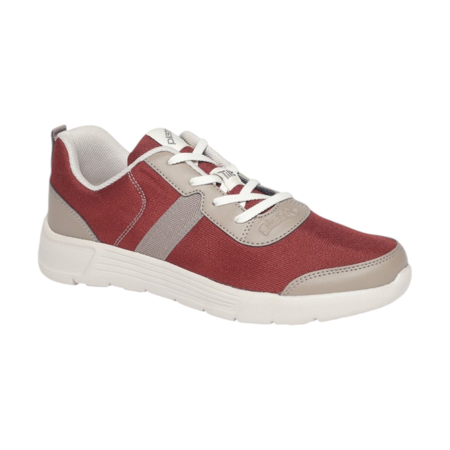 Mens Aspire Leap Brick Red Casual Lace-ups