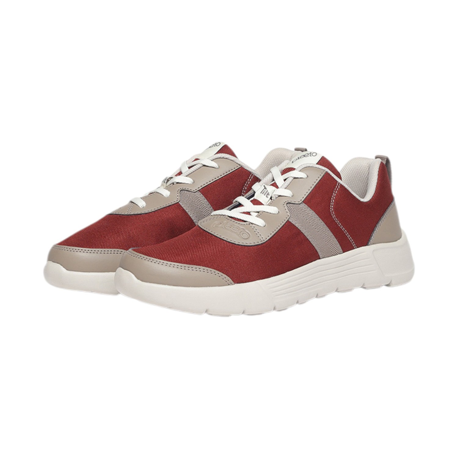 Mens Aspire Leap Brick Red Casual Lace-ups