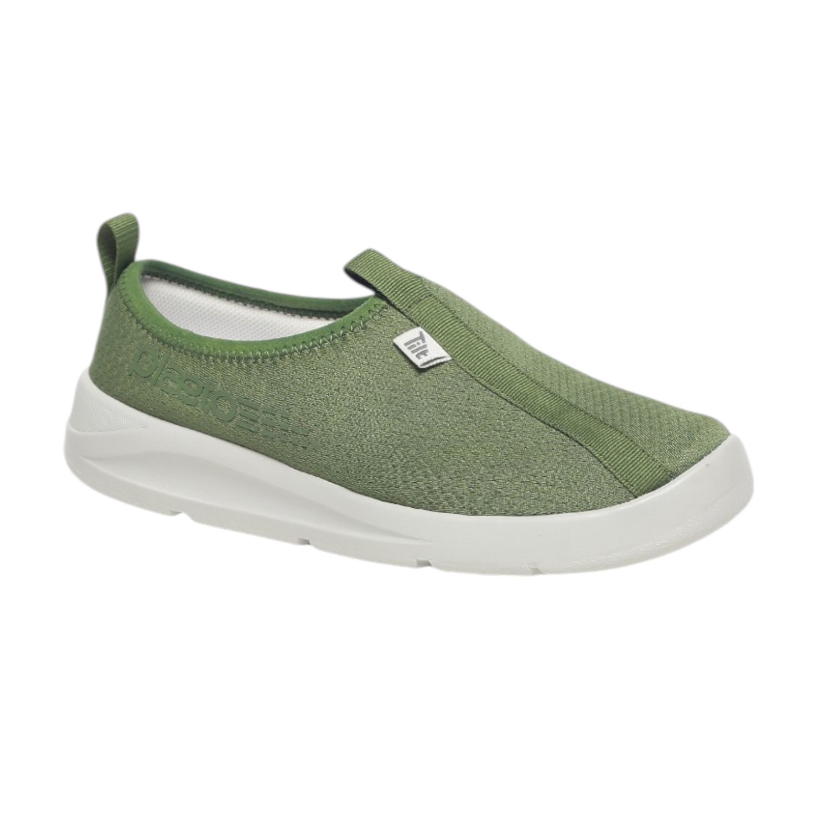 Mens EZPlay Olive Casual Slip-ons