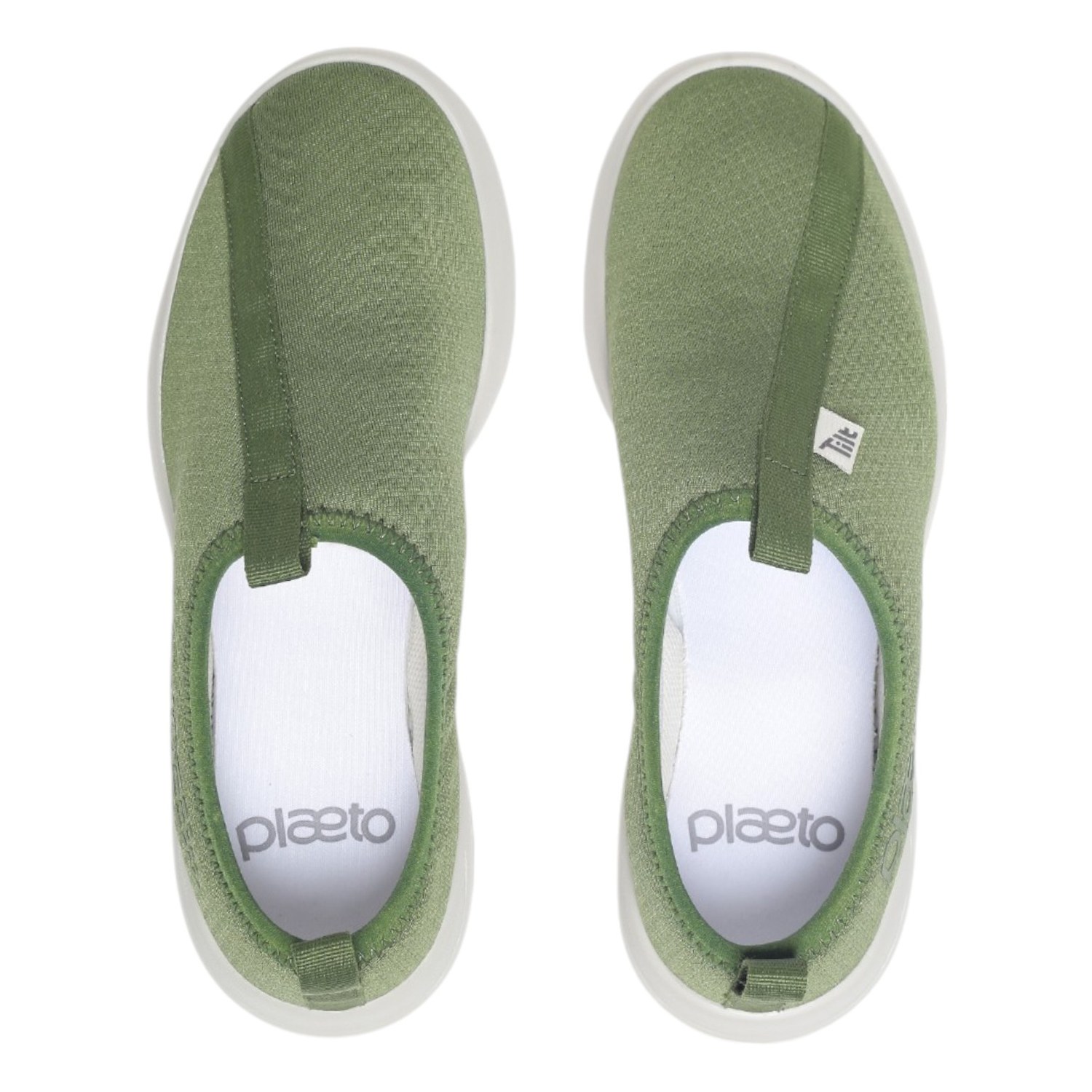 Mens EZPlay Olive Casual Slip-ons