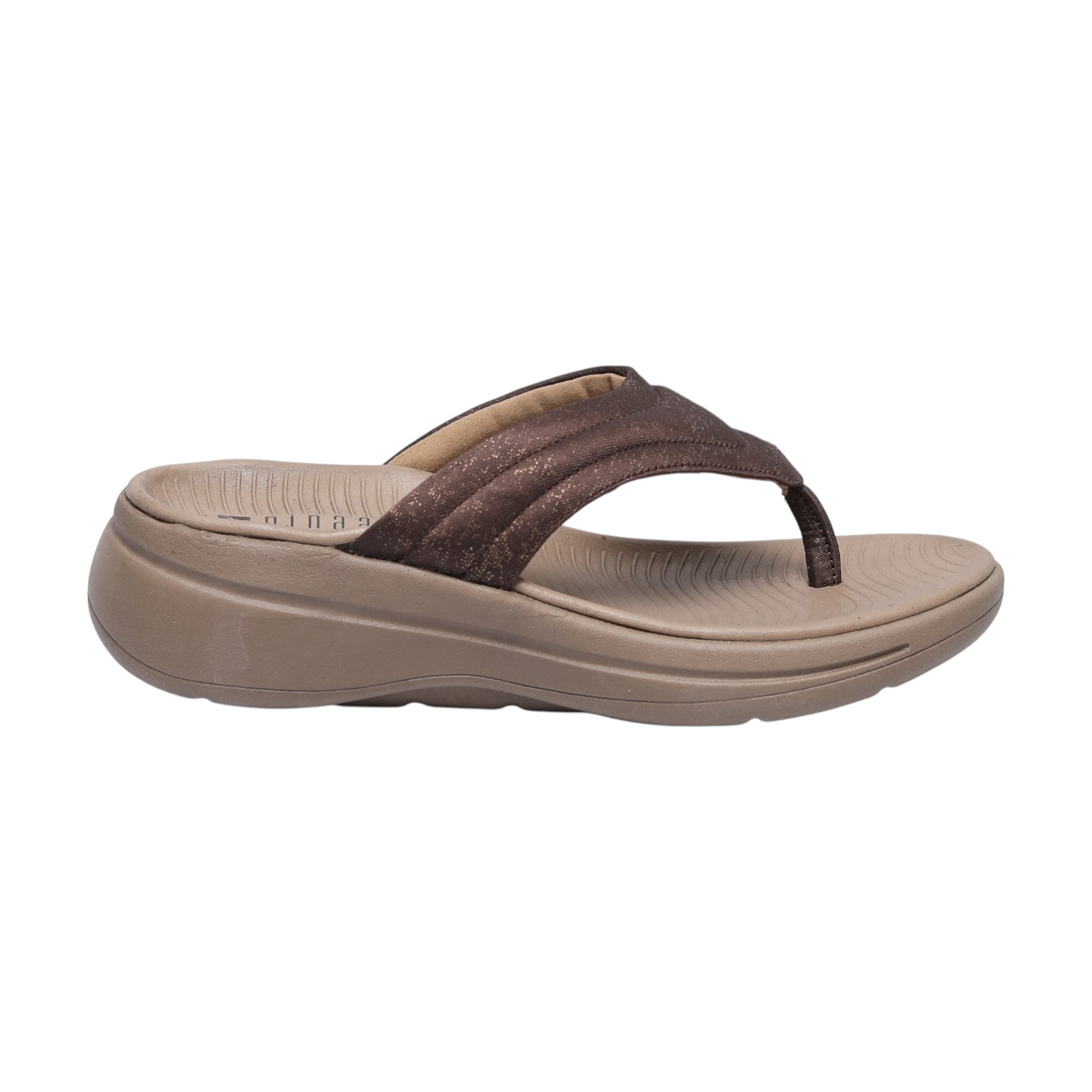 Women Brown Comfortable Thongs