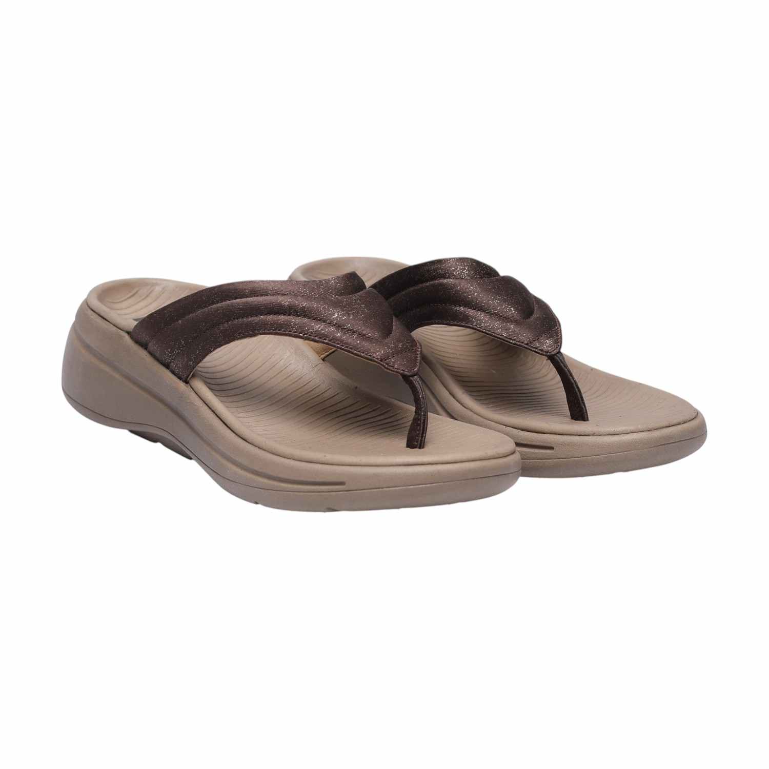 Women Brown Comfortable Thongs