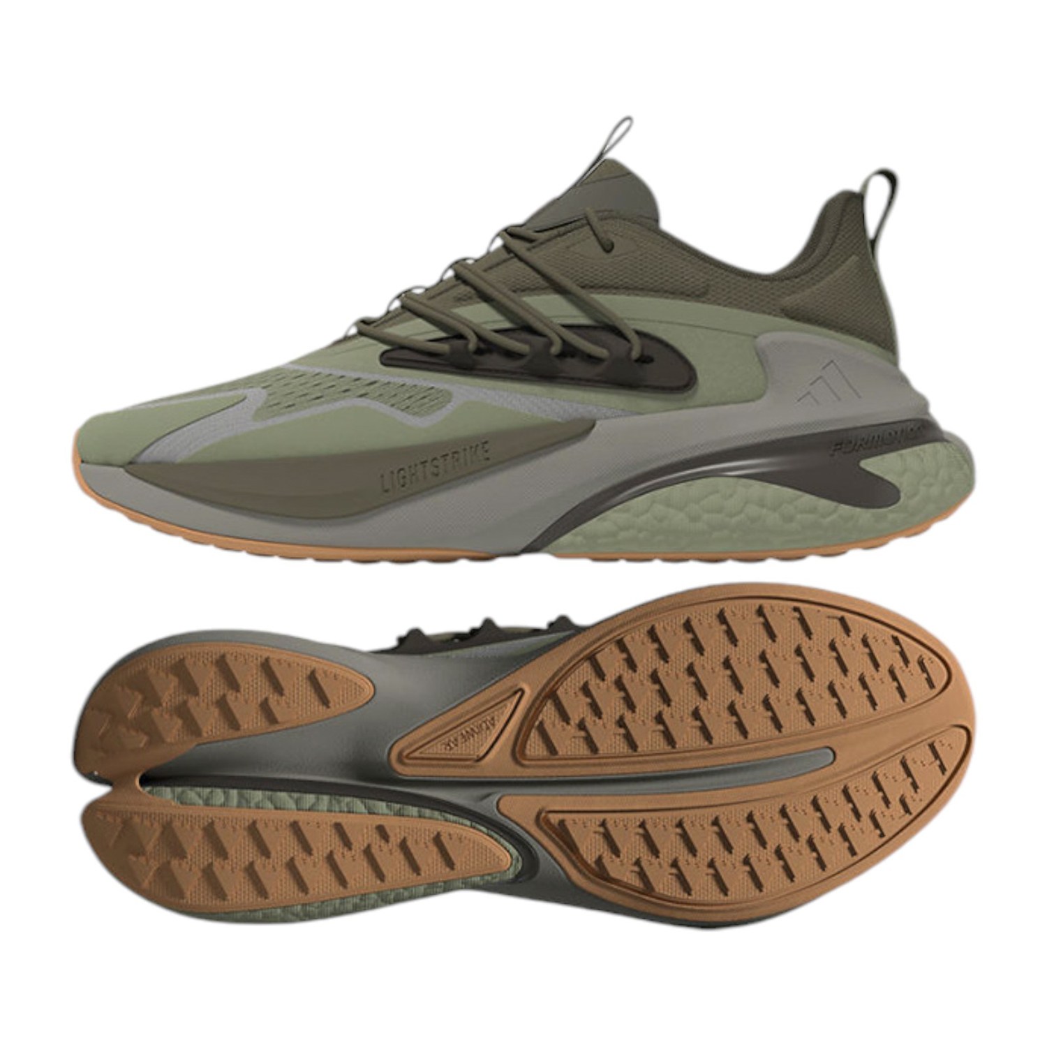 Men Alphaboost V2 Green Running Shoes