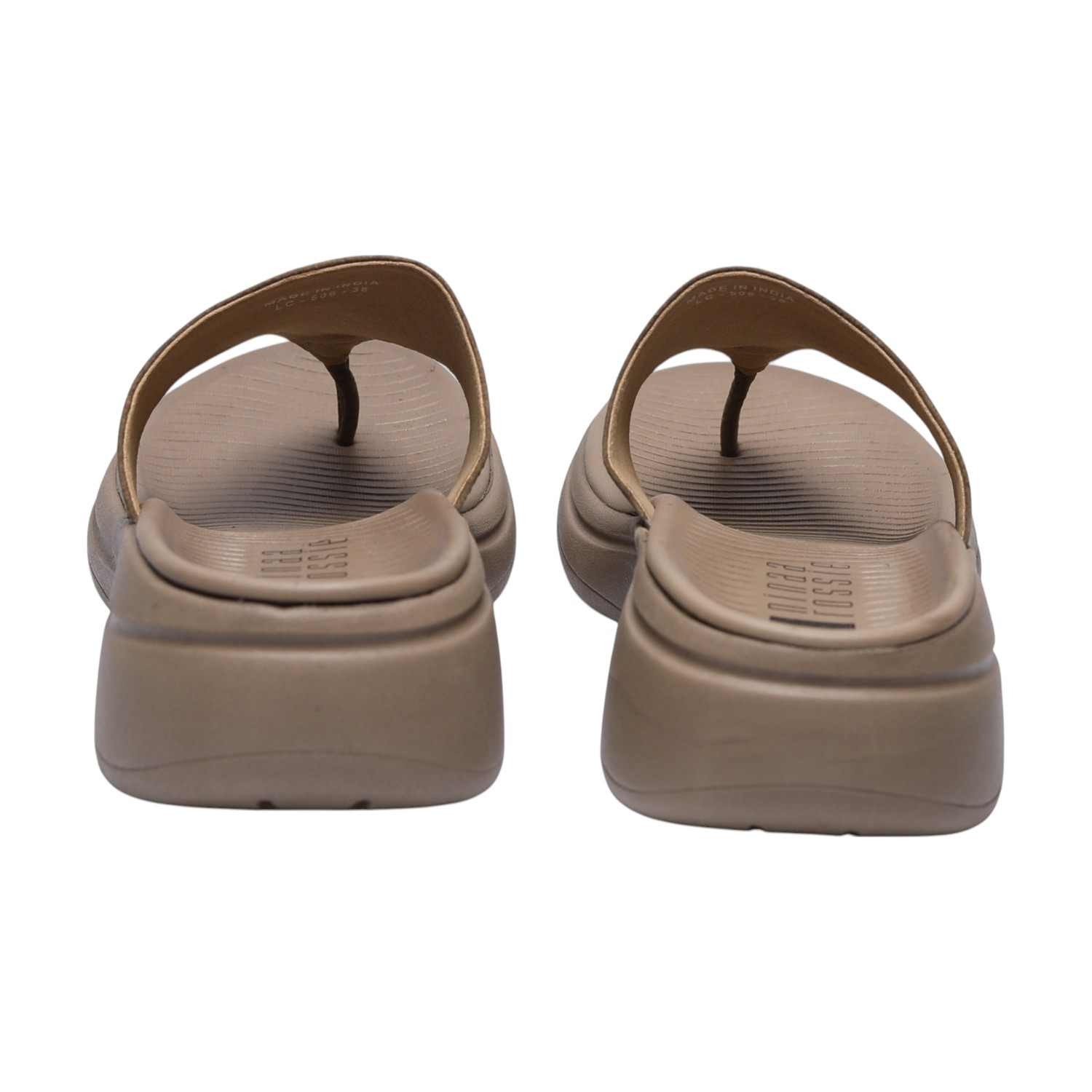 Textured Strap TanThongs for Women