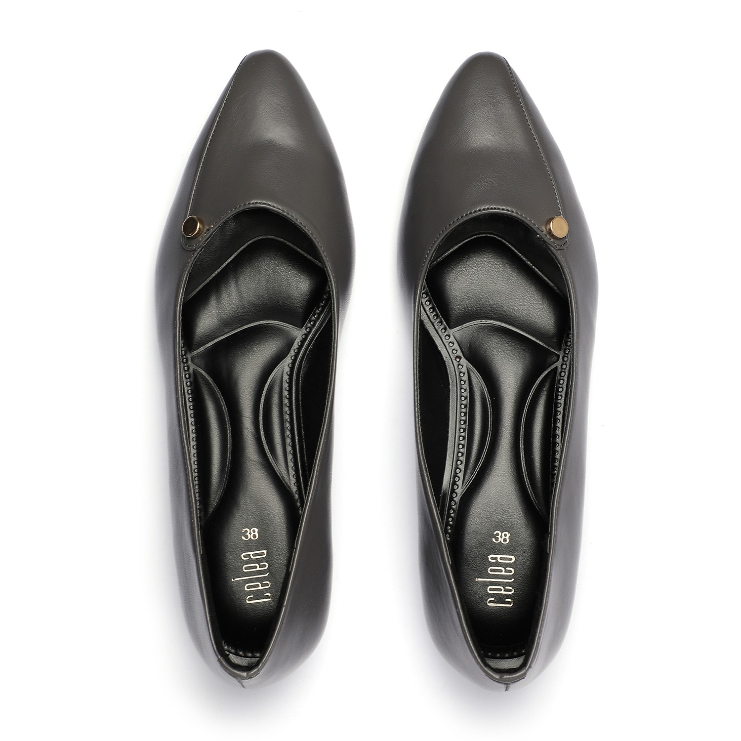 Women Grey Flat Ballarinas