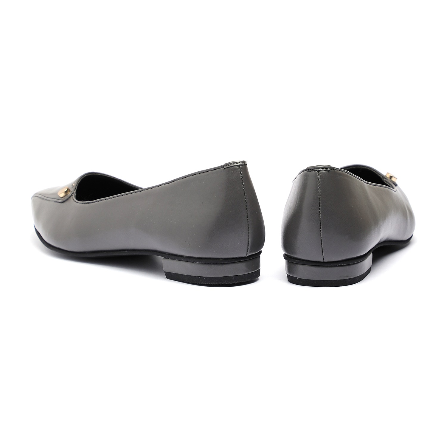 Women Grey Flat Ballarinas