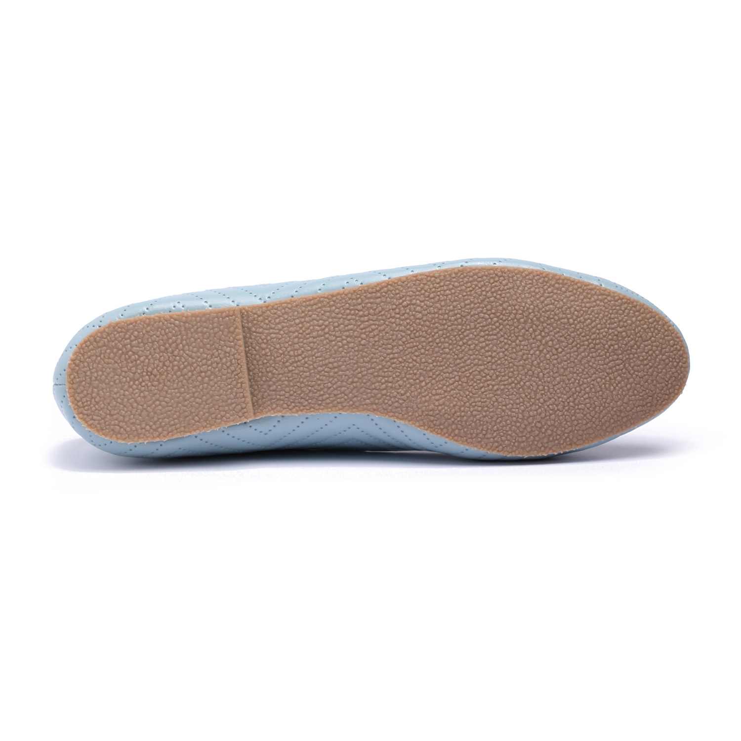 Women Light Blue Flat Shoes Ballarinas