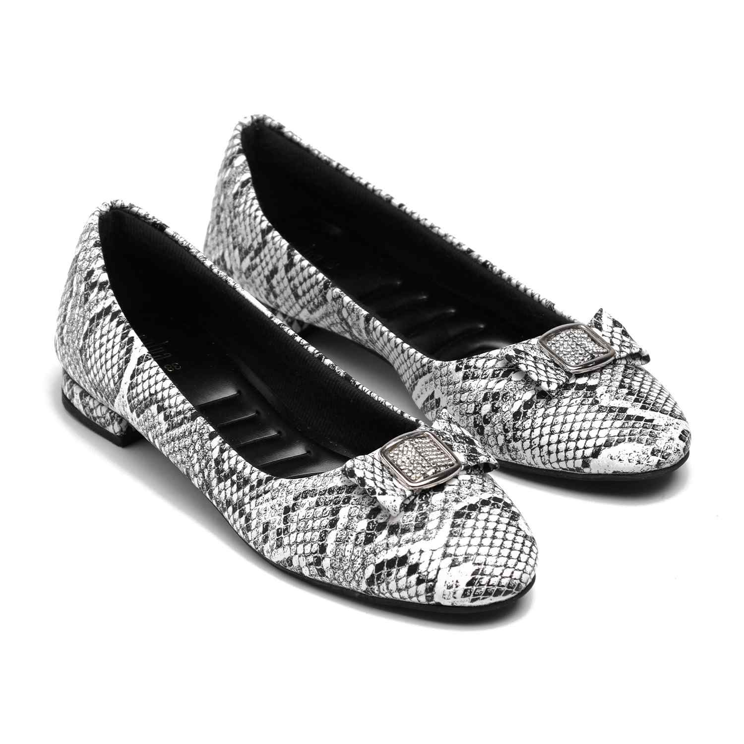 Women Grey Flat Shoes Ballarinas