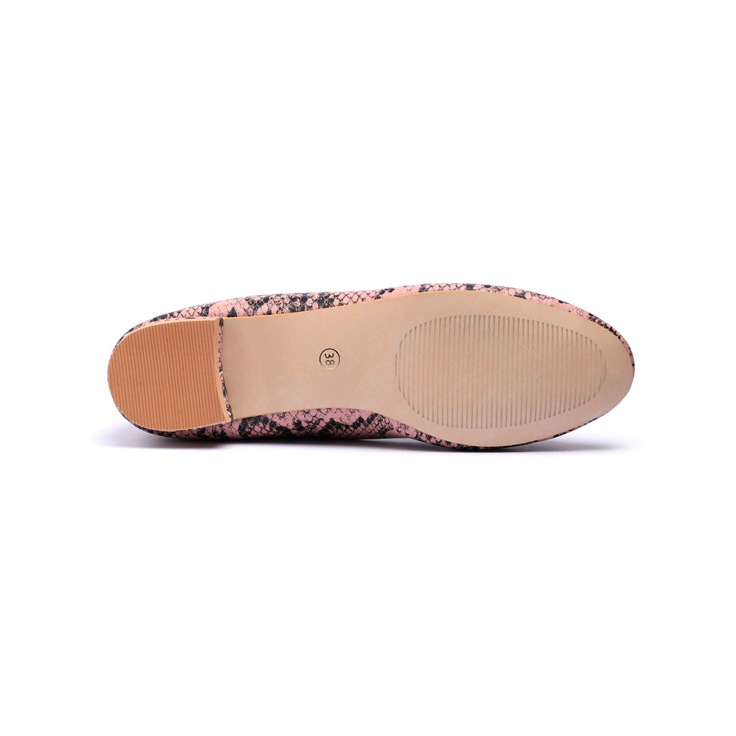 Women Peach Flat Shoes Ballarinas