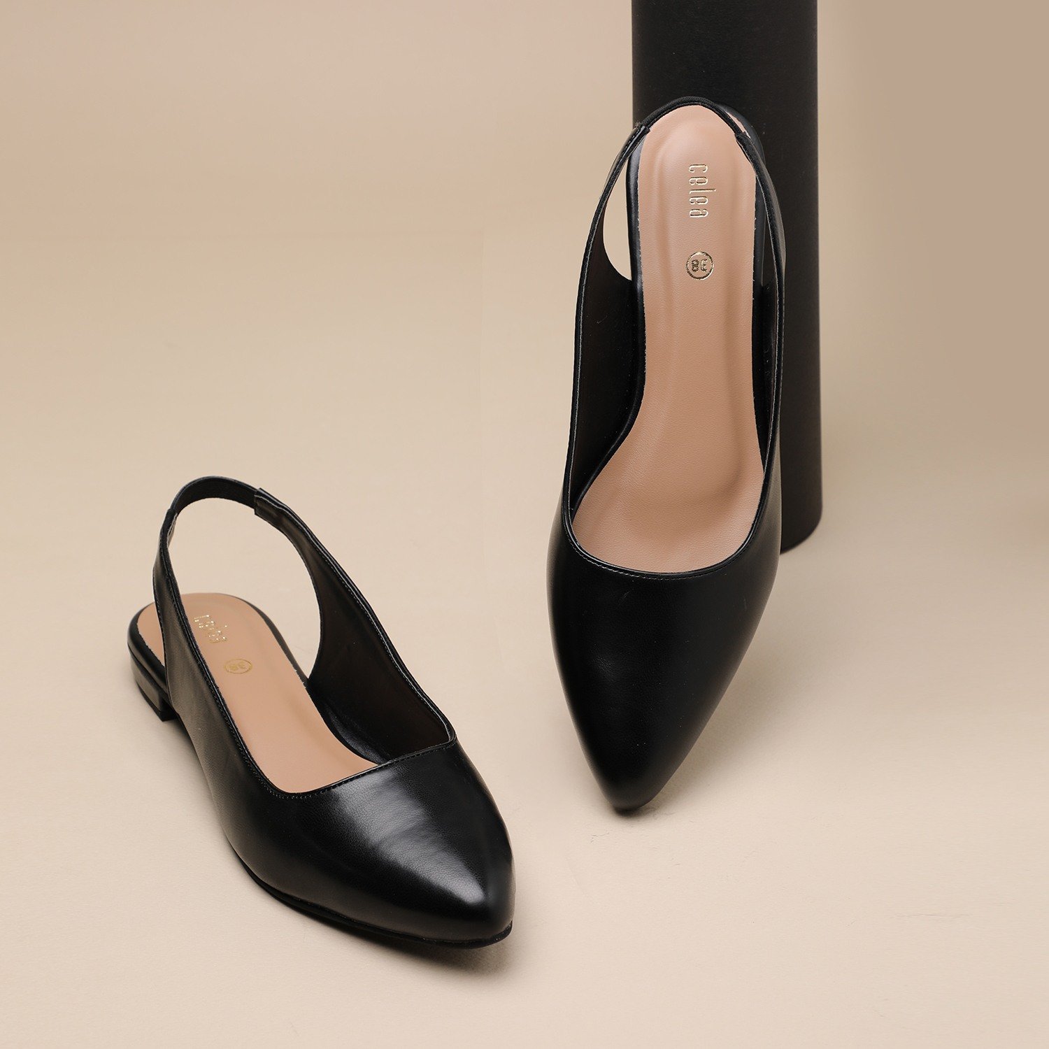 Women Black Flat Ballarinas