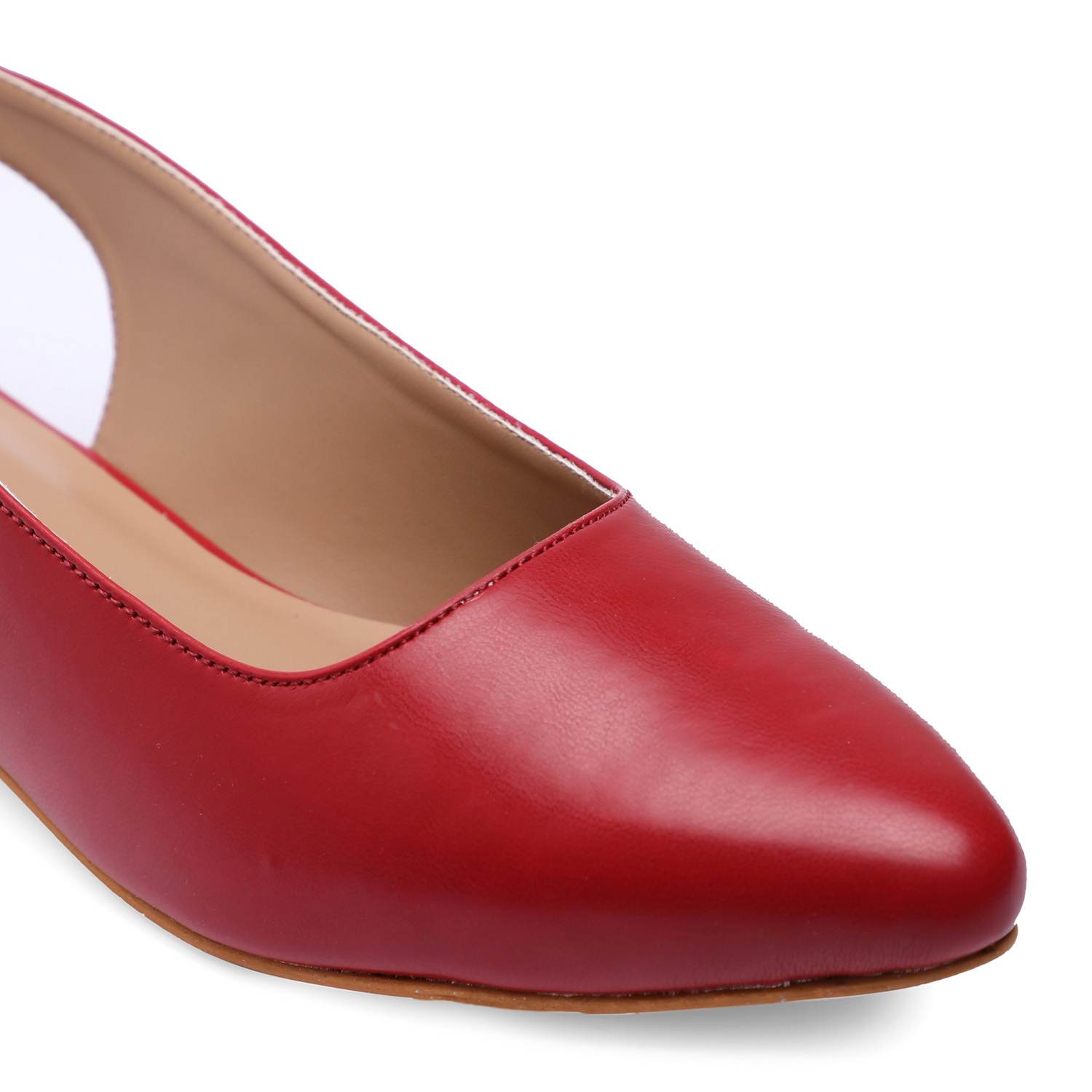 Women Maroon Flat Ballarinas