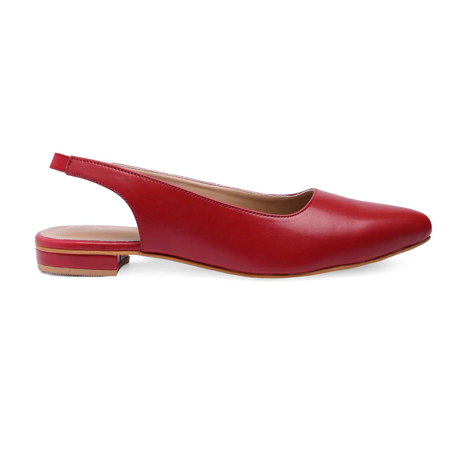 Women Maroon Flat Ballarinas