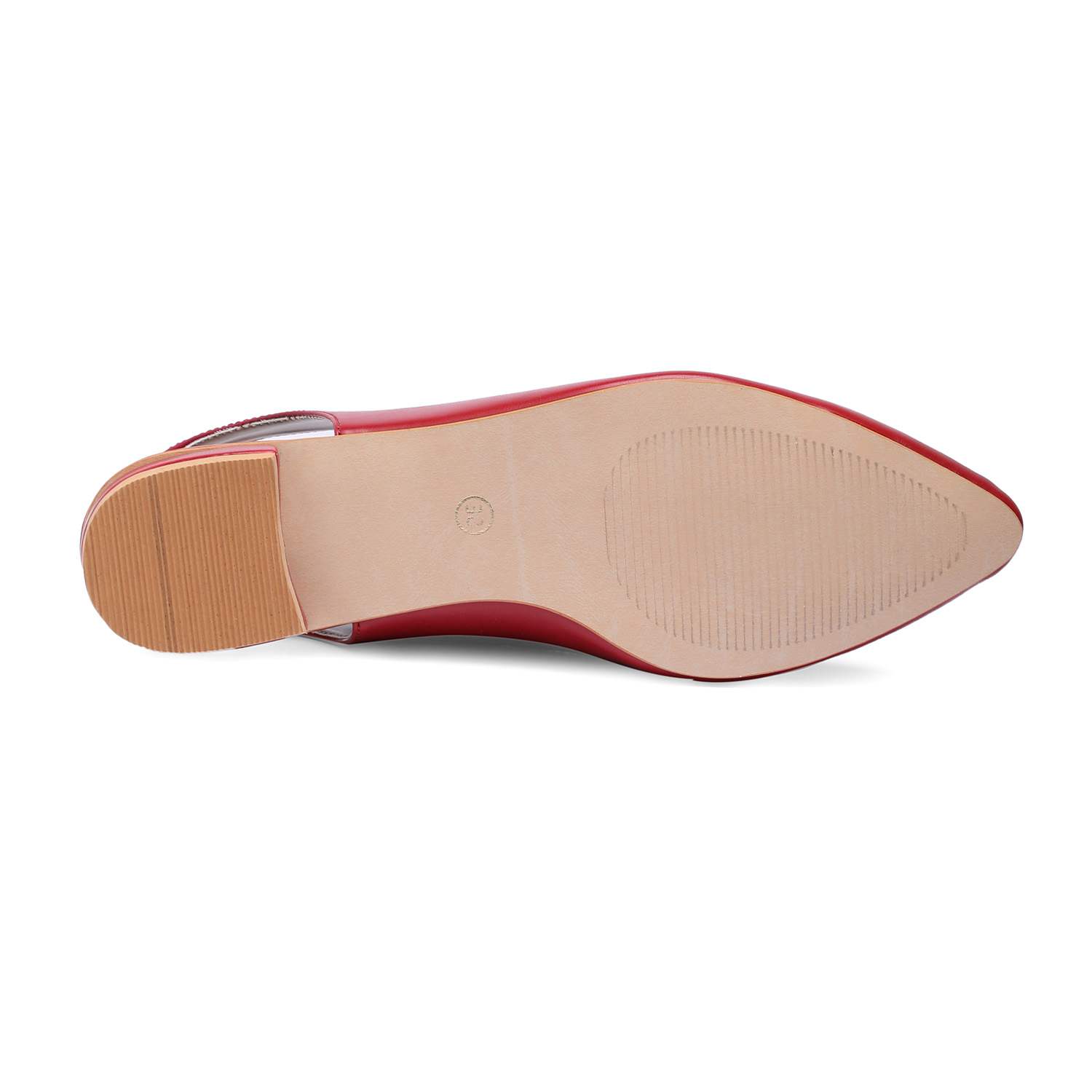 Women Maroon Flat Ballarinas