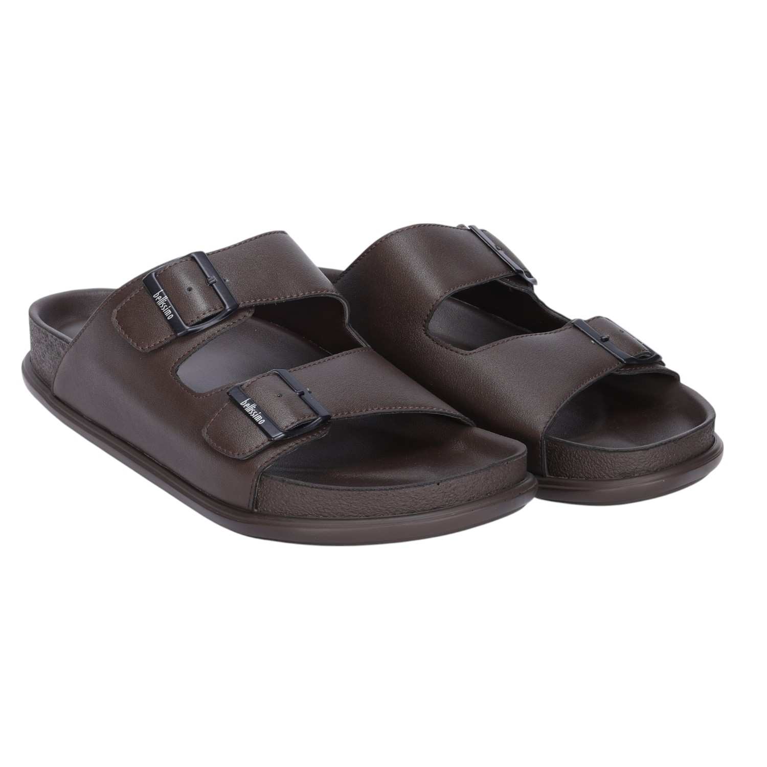 Men Brown Comfort Chappals