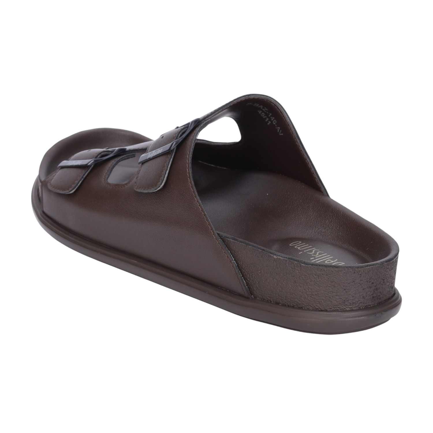 Men Brown Comfort Chappals