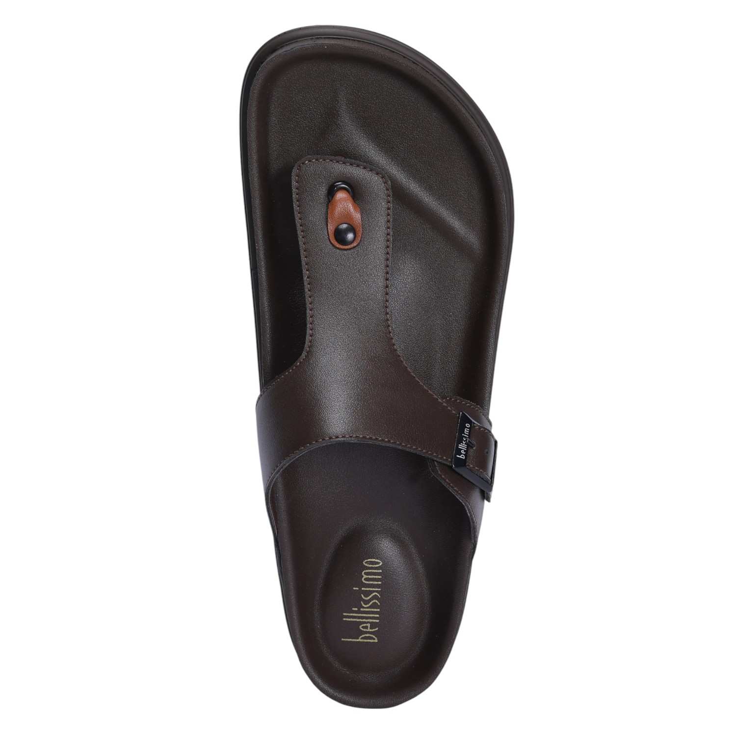 Men Brown Comfort Chappals