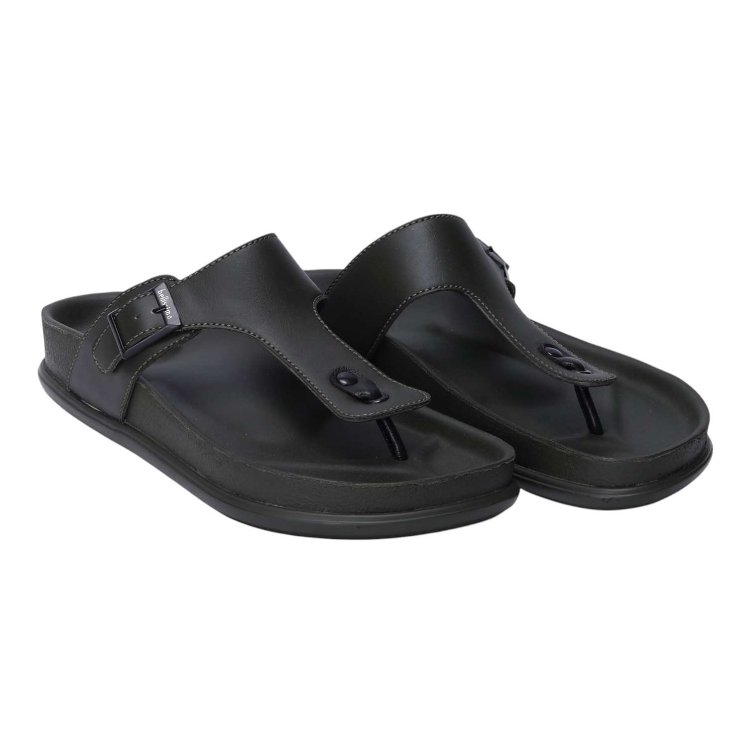 Men Green Comfort Chappals