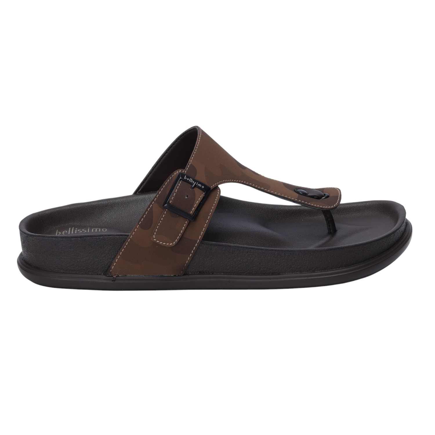 Men Brown Comfort Chappals